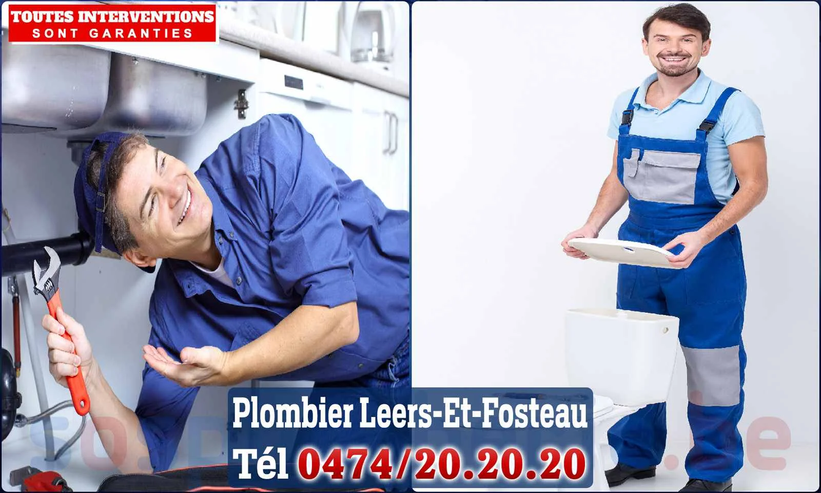 SOS Plomberie - Plombier Leers-et-Fosteau pour installation et
                    réparation