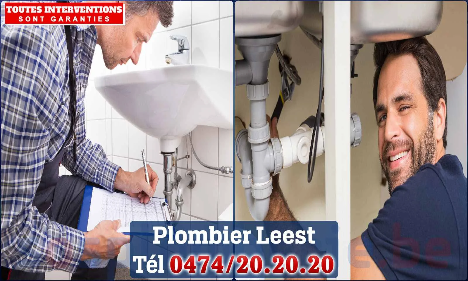 SOS Plomberie - Plombier Leest pour installation et
                    réparation