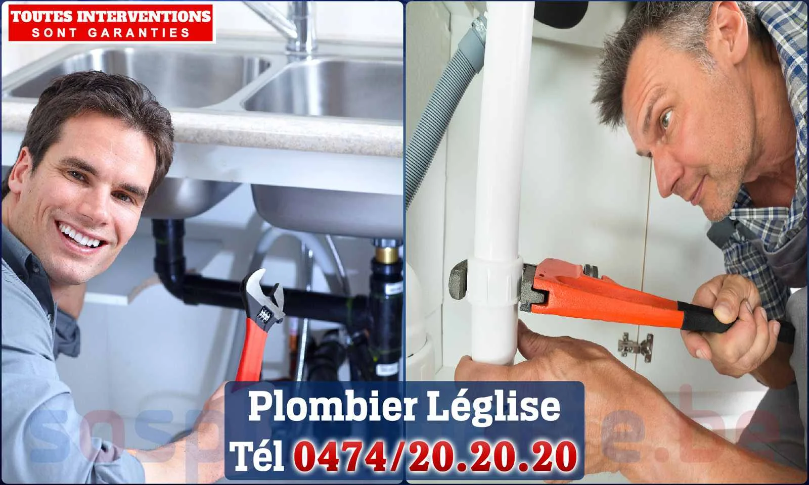 SOS Plomberie - Plombier Léglise pour installation et réparation