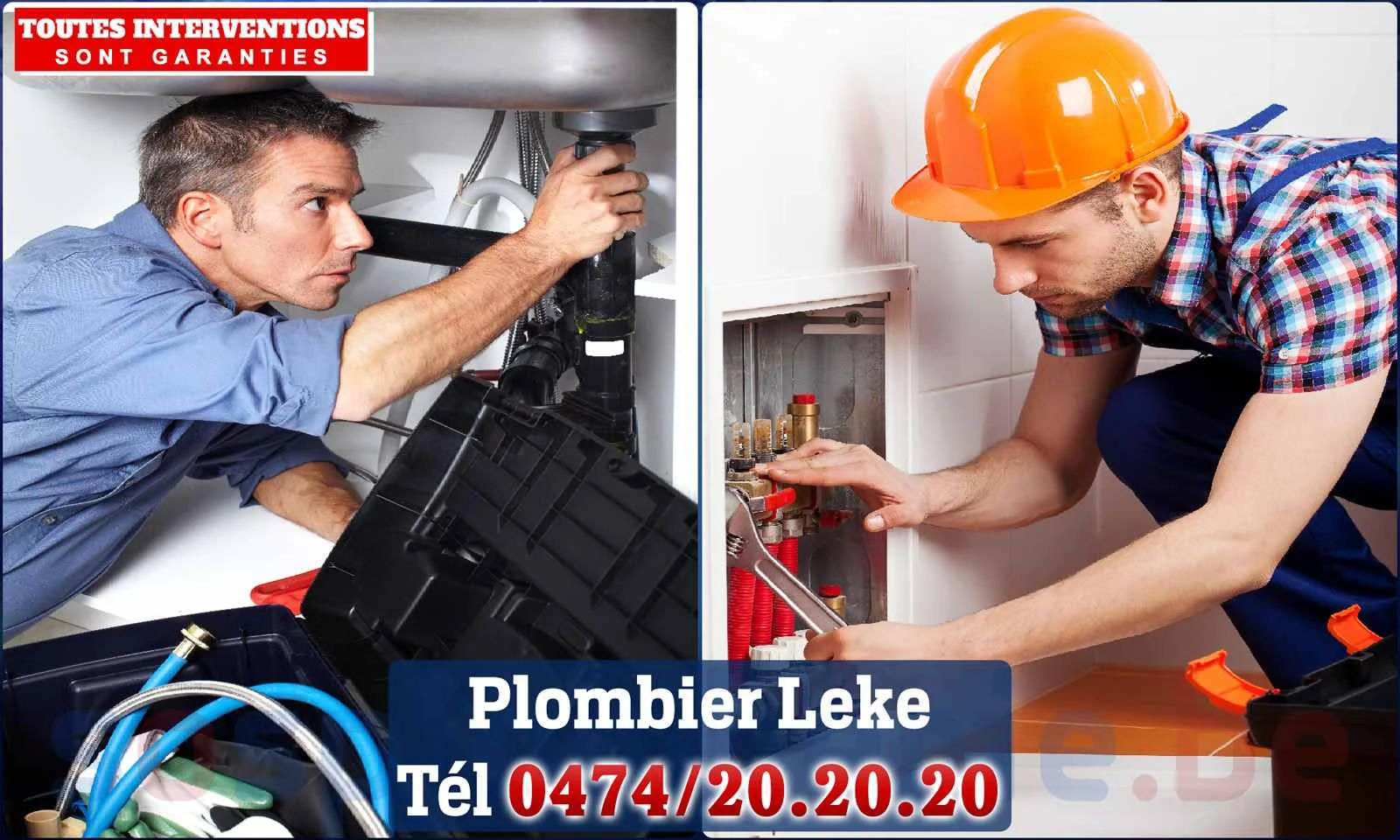 SOS Plomberie - Plombier Leke pour installation et
                    réparation