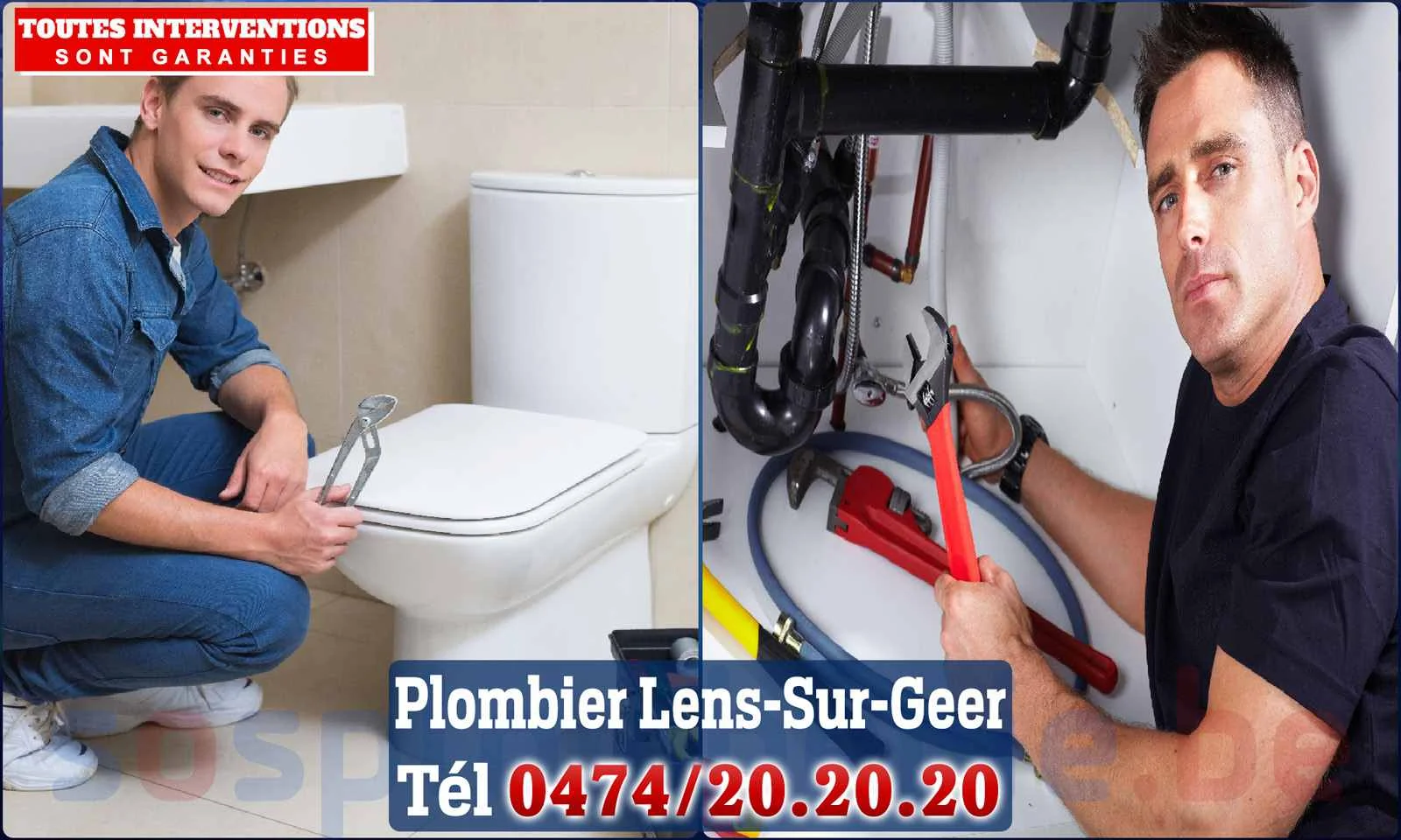 SOS Plomberie - Plombier Lens-sur-Geer pour installation et
                    réparation