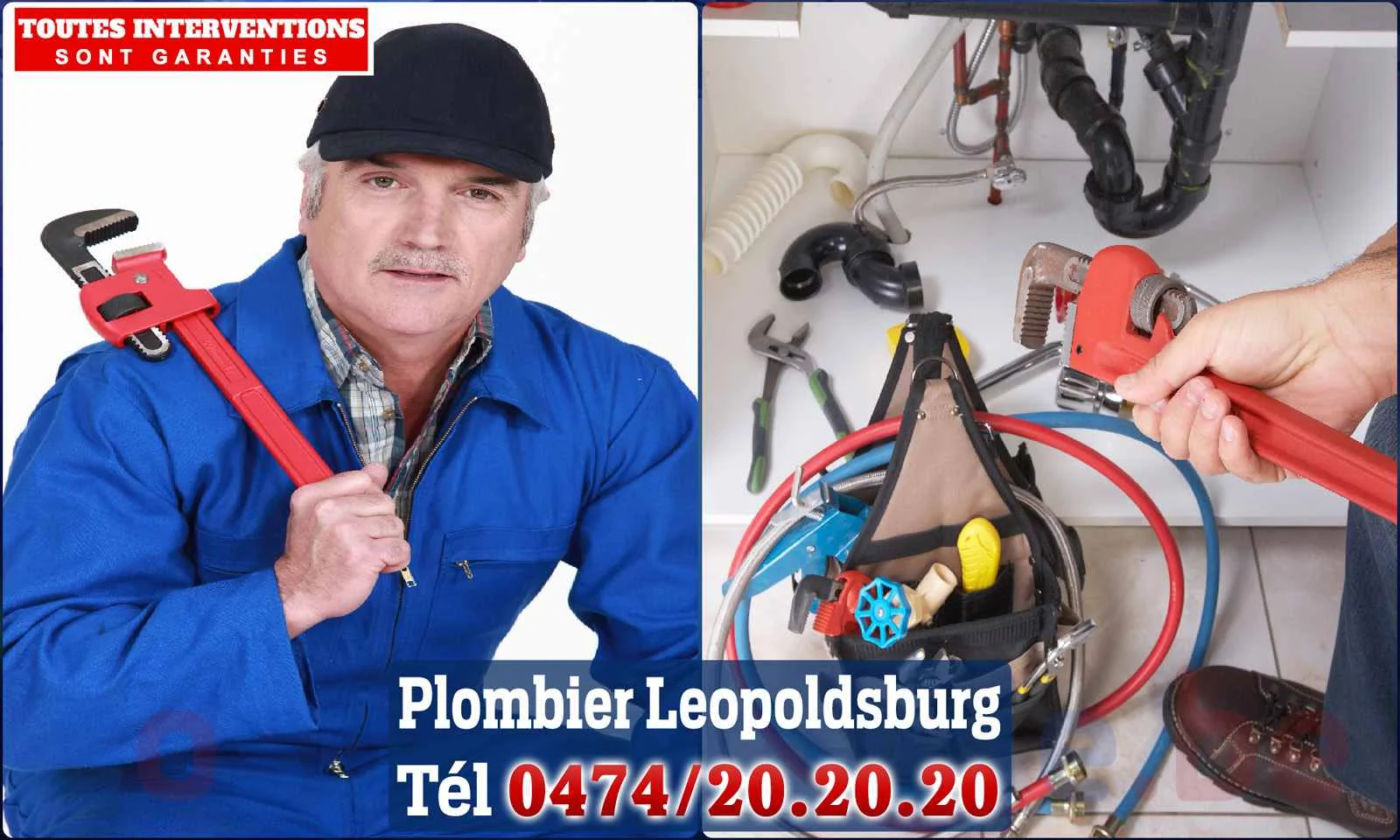 SOS Plomberie - Plombier Leopoldsburg pour installation et réparation