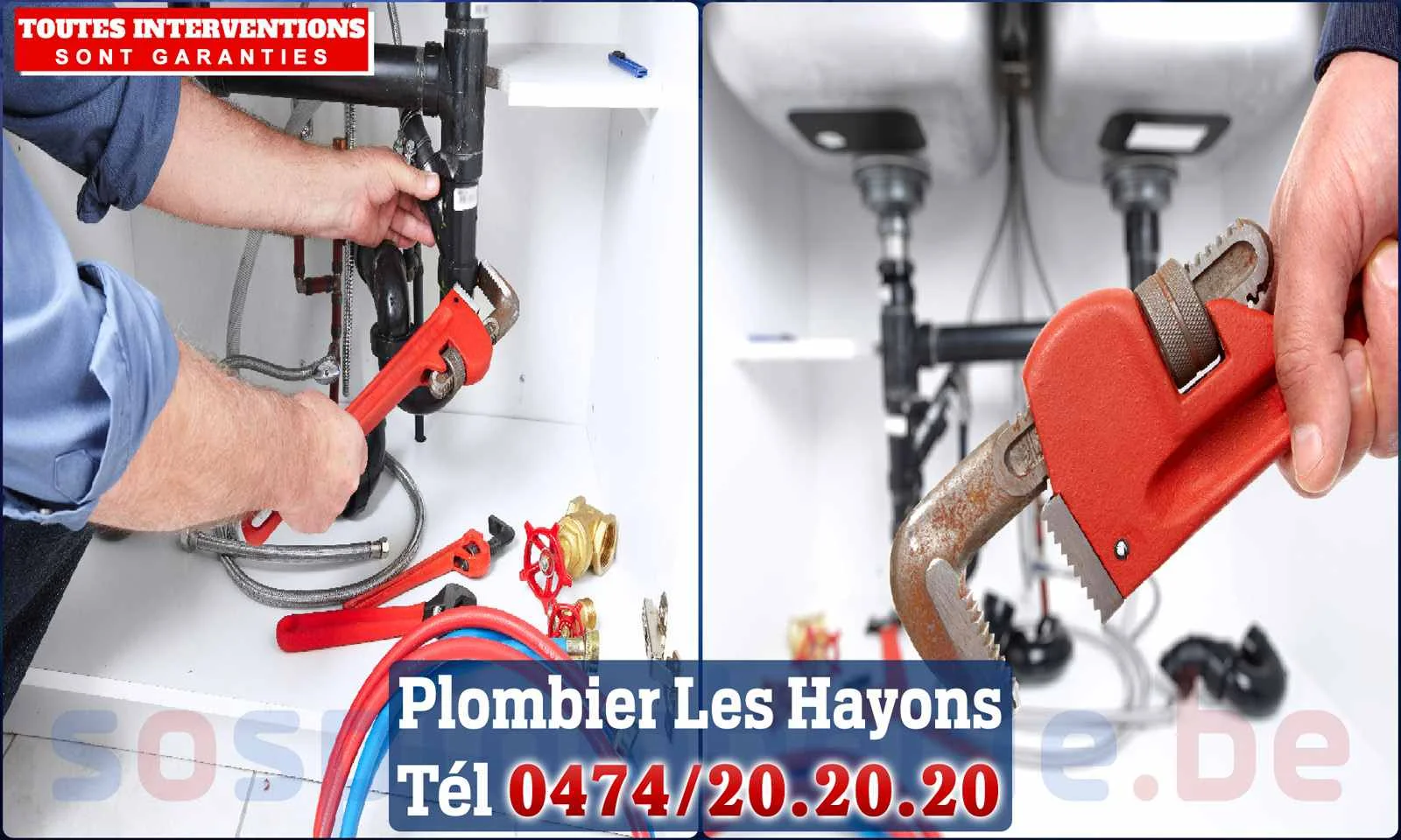 SOS Plomberie - Plombier Les Hayons pour installation et
                    réparation