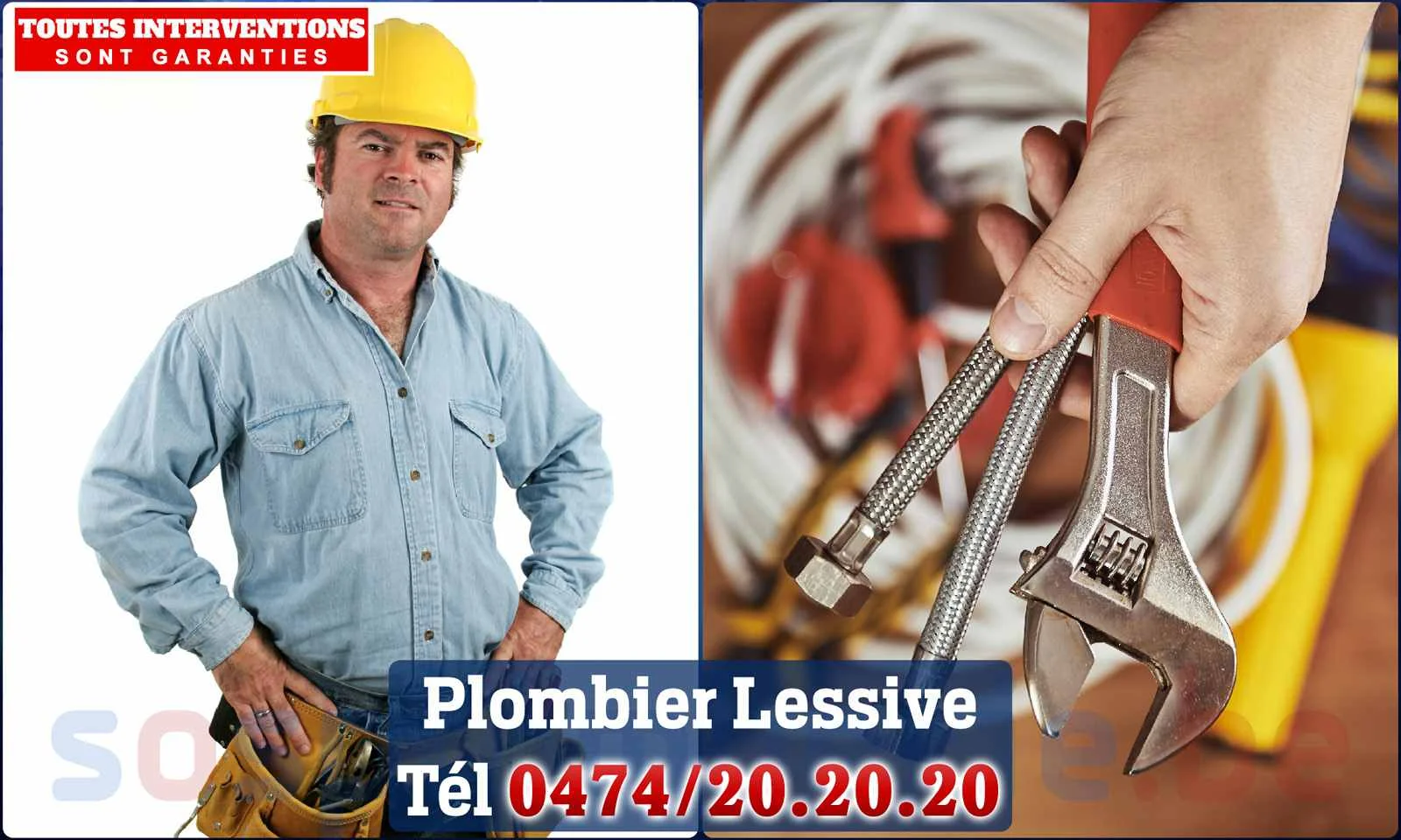 SOS Plomberie - Plombier Lessive pour installation et
                    réparation
