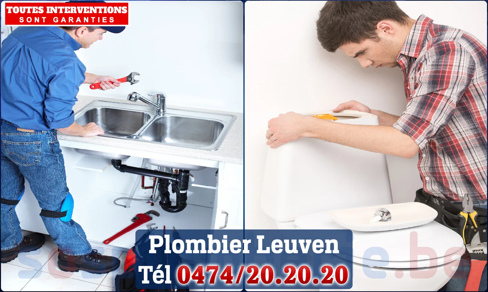 SOS Plomberie - Plombier Leuven pour installation et réparation