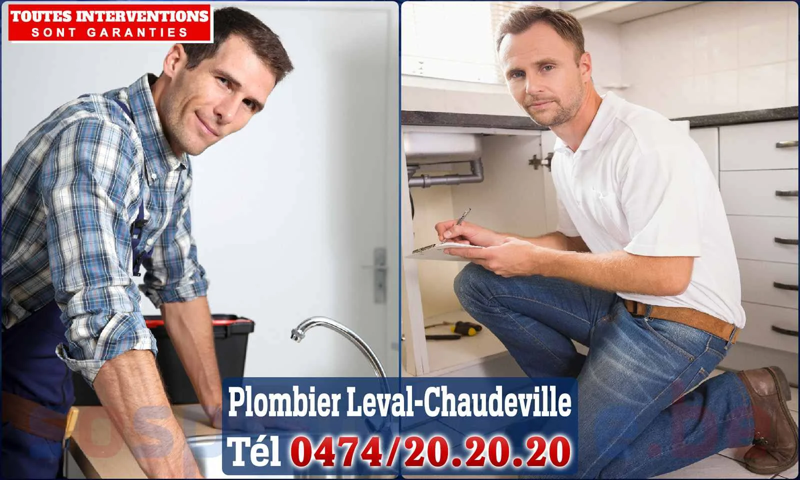 SOS Plomberie - Plombier Leval-Chaudeville pour installation et
                    réparation