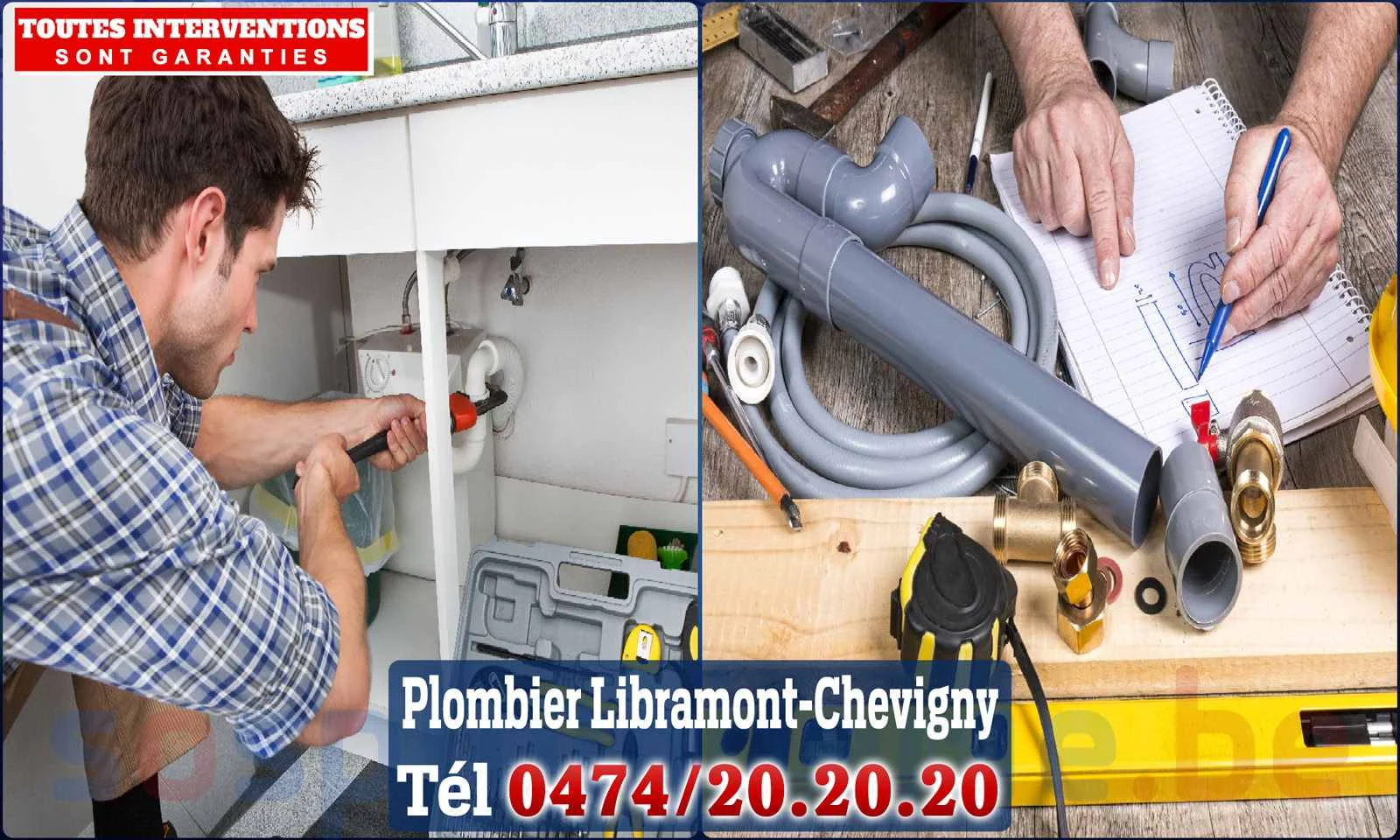 SOS Plomberie - Plombier Libramont-Chevigny pour installation et réparation