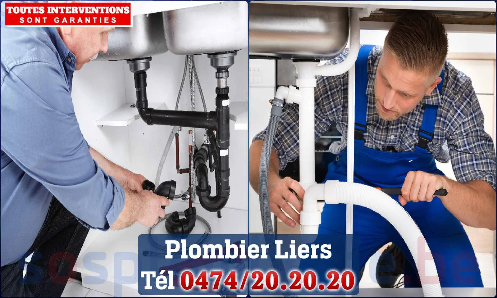 SOS Plomberie - Plombier Liers pour installation et
                    réparation