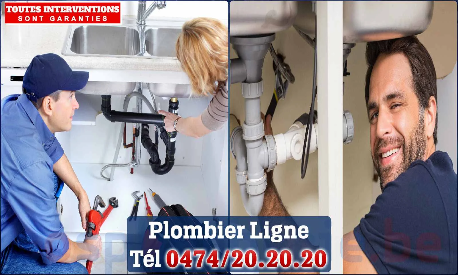 SOS Plomberie - Plombier Ligne pour installation et
                    réparation