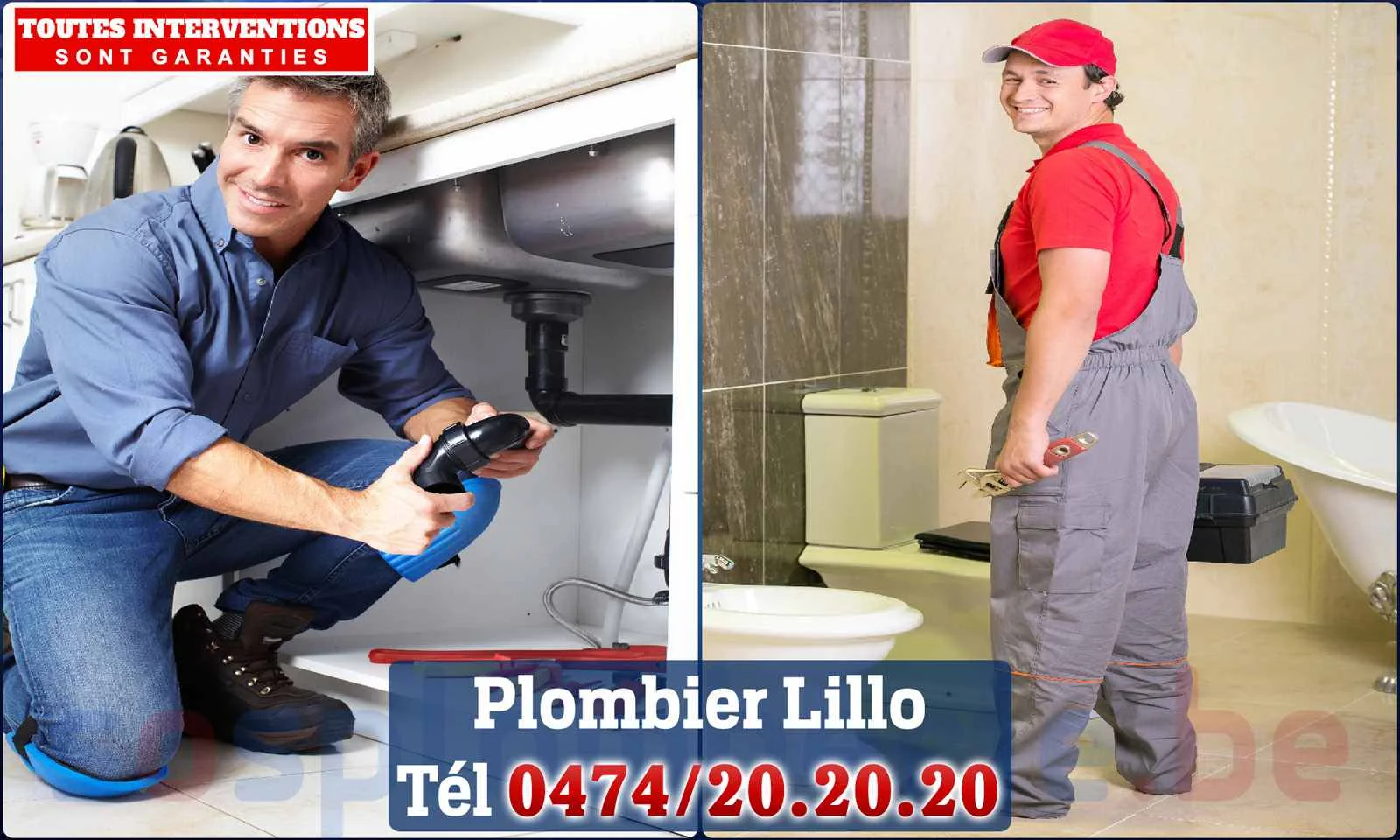 SOS Plomberie - Plombier Lillo pour installation et
                    réparation
