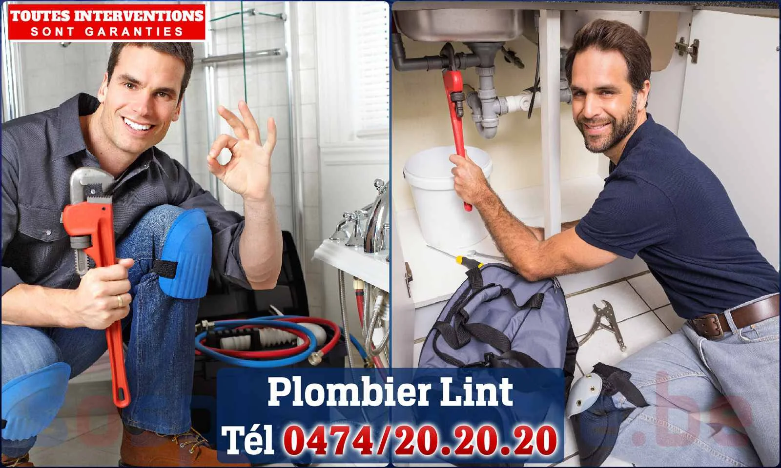 SOS Plomberie - Plombier Lint pour installation et réparation