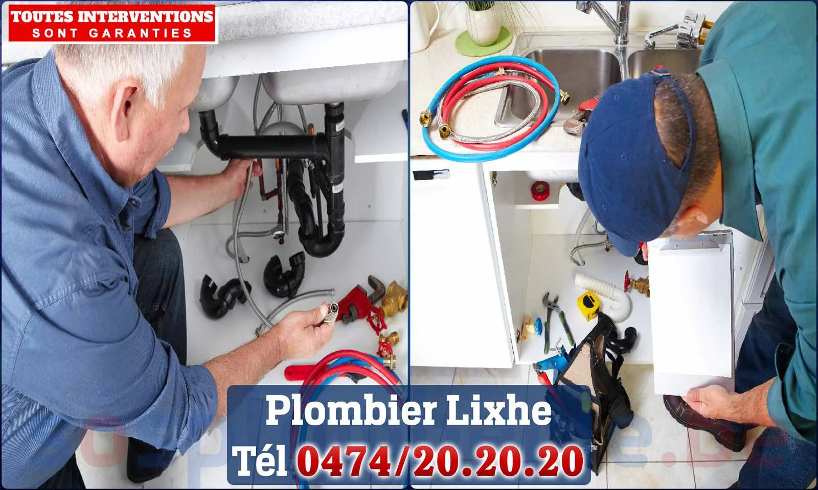SOS Plomberie - Plombier Lixhe pour installation et
                    réparation