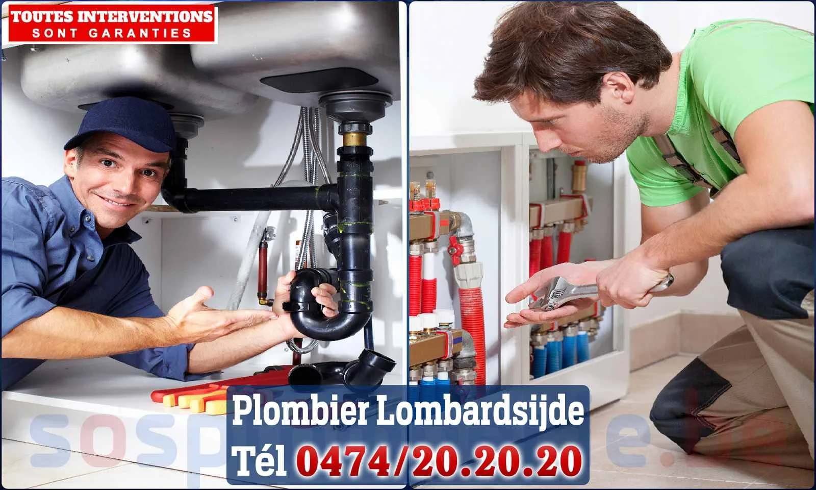 SOS Plomberie - Plombier Lombardsijde pour installation et
                    réparation