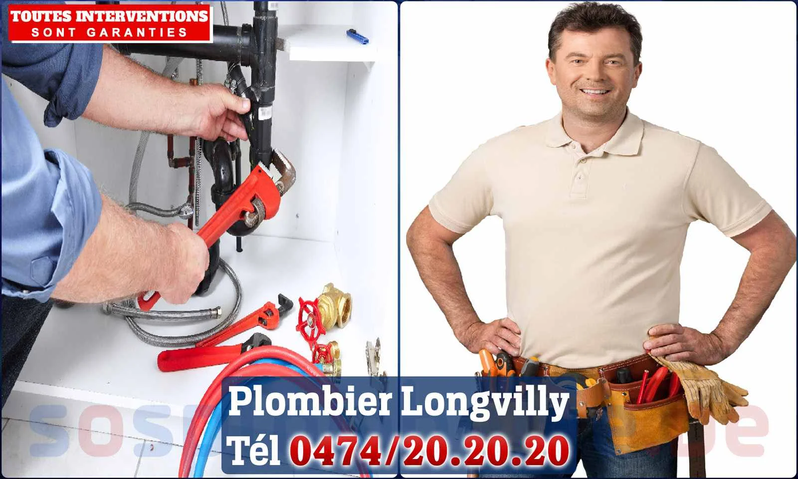 SOS Plomberie - Plombier Longvilly pour installation et
                    réparation