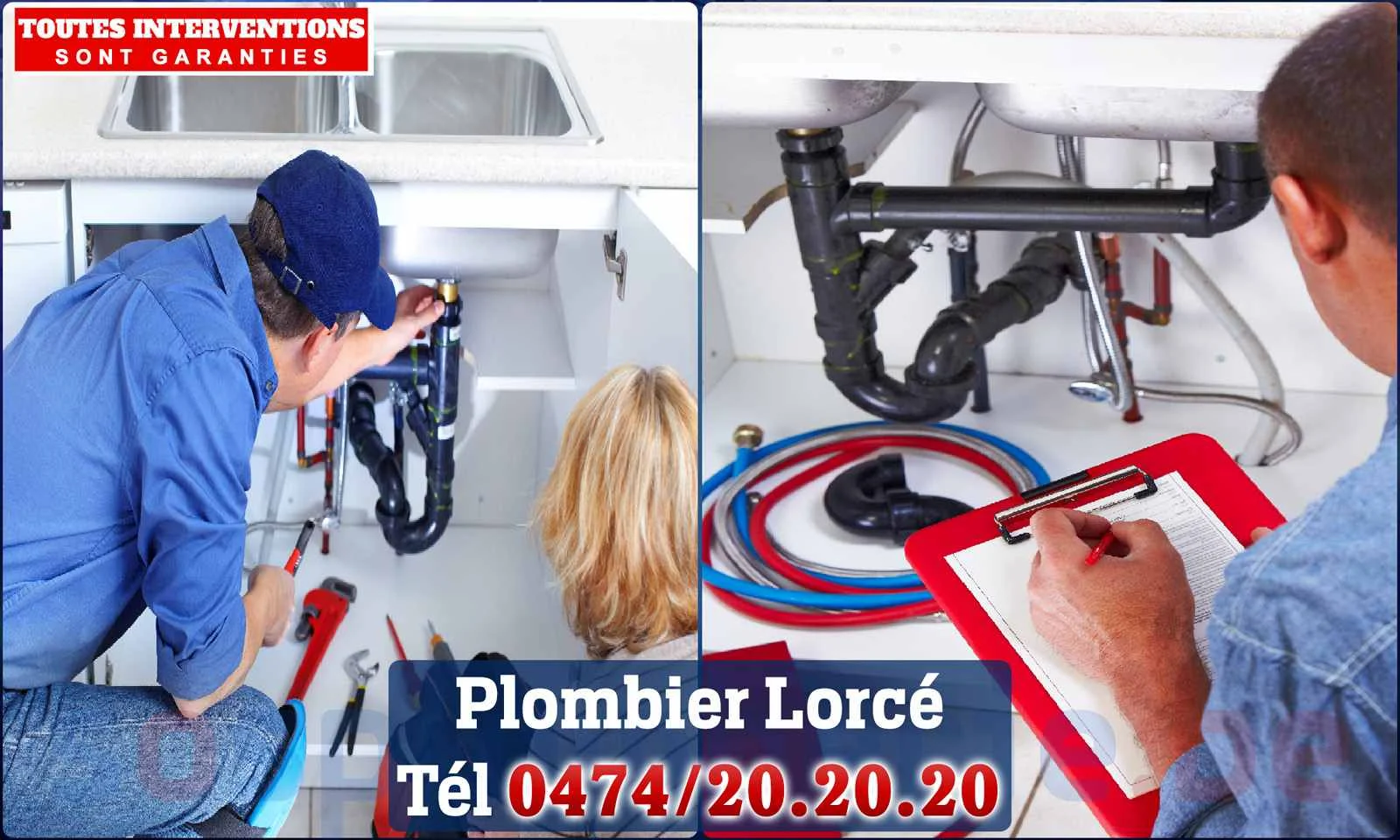 SOS Plomberie - Plombier Lorcé pour installation et
                    réparation