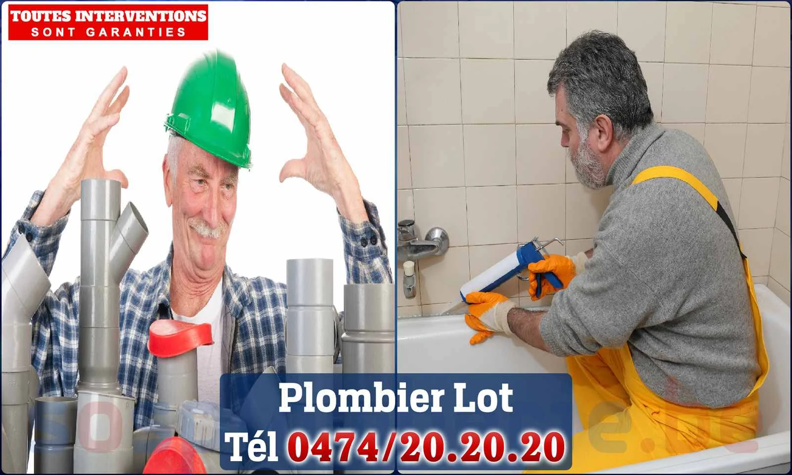 SOS Plomberie - Plombier Lot pour installation et
                    réparation