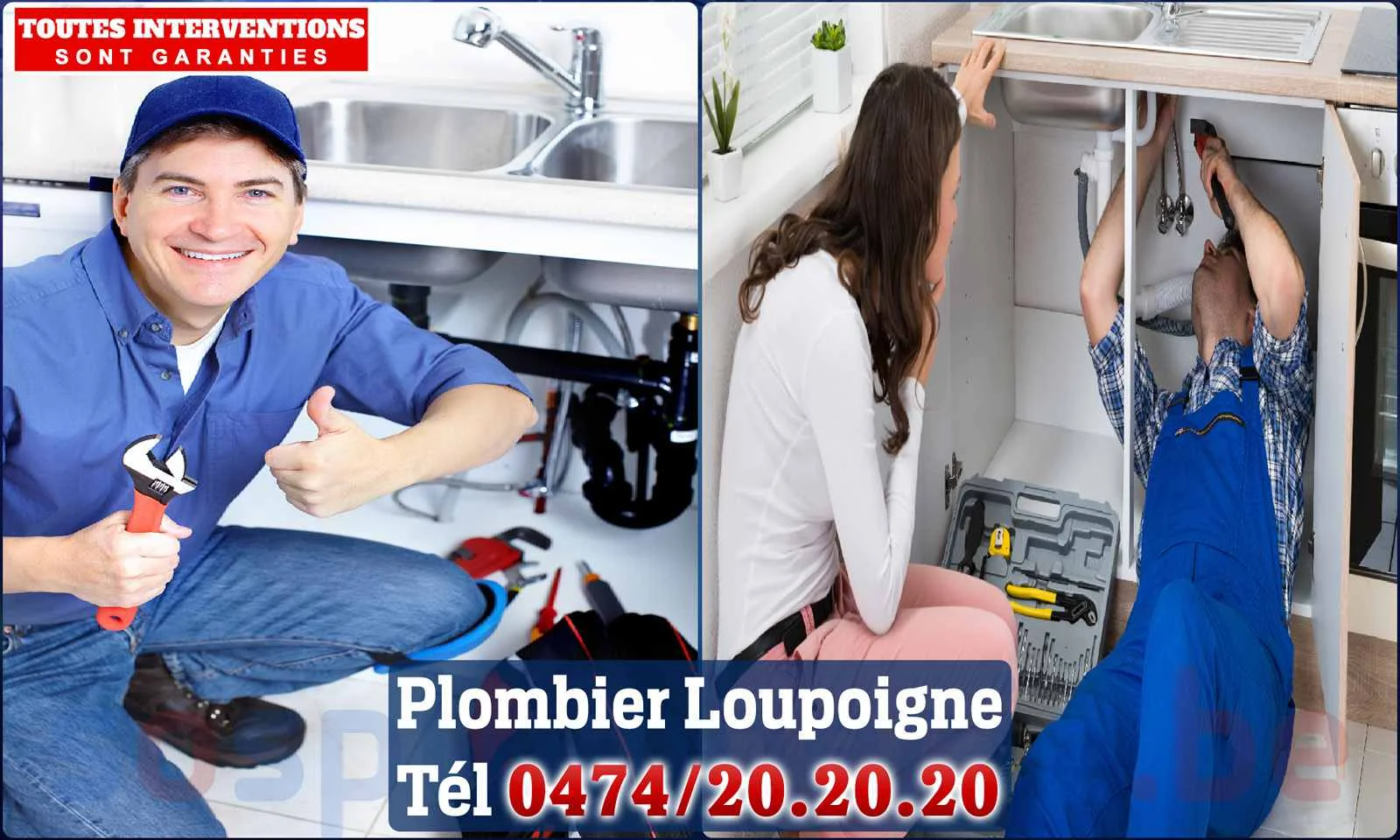 SOS Plomberie - Plombier Loupoigne pour installation et
                    réparation