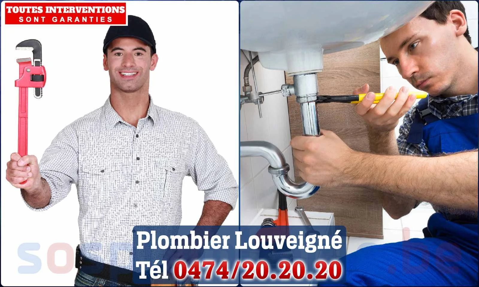SOS Plomberie - Plombier Louveigné pour installation et
                    réparation