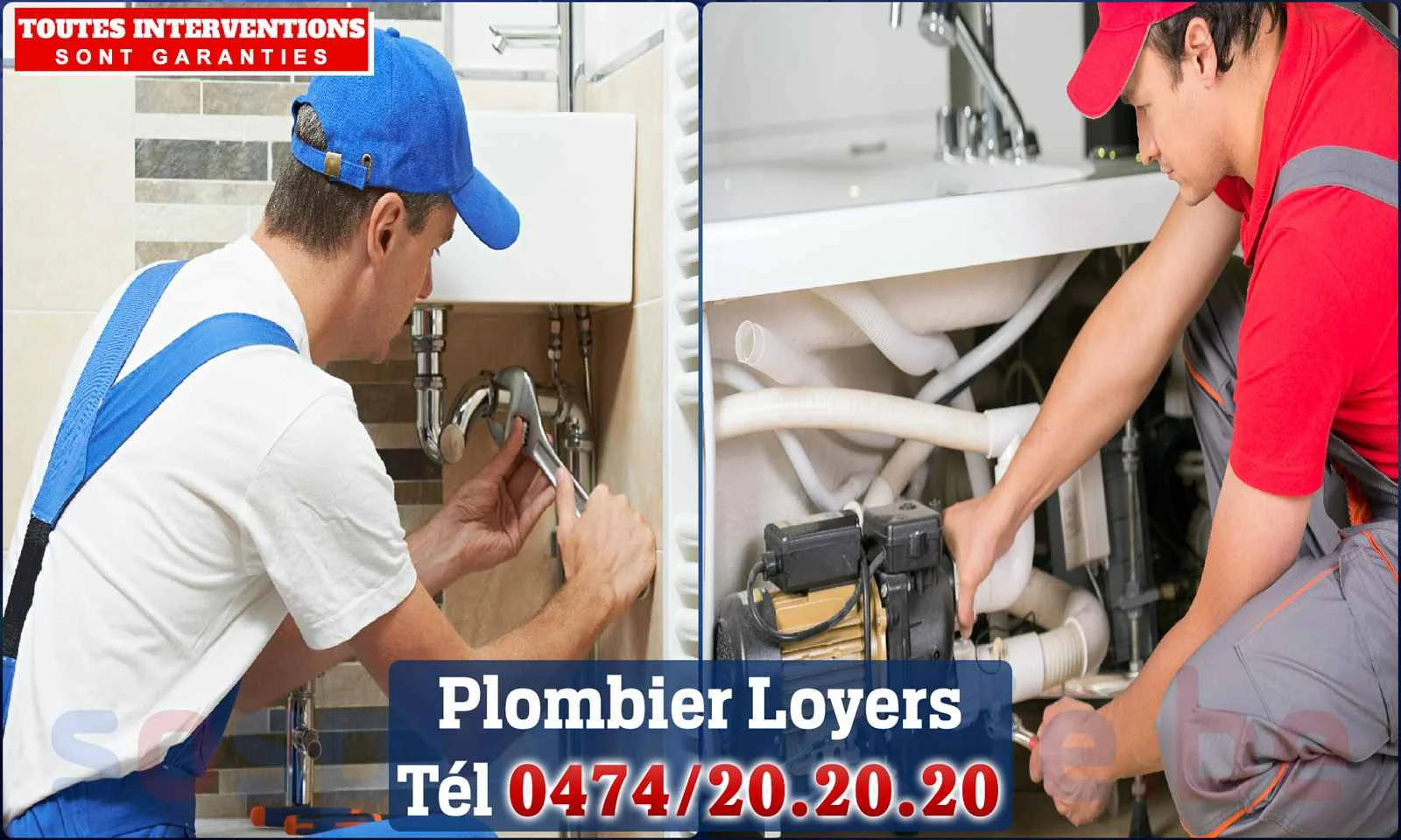 SOS Plomberie - Plombier Loyers pour installation et
                    réparation