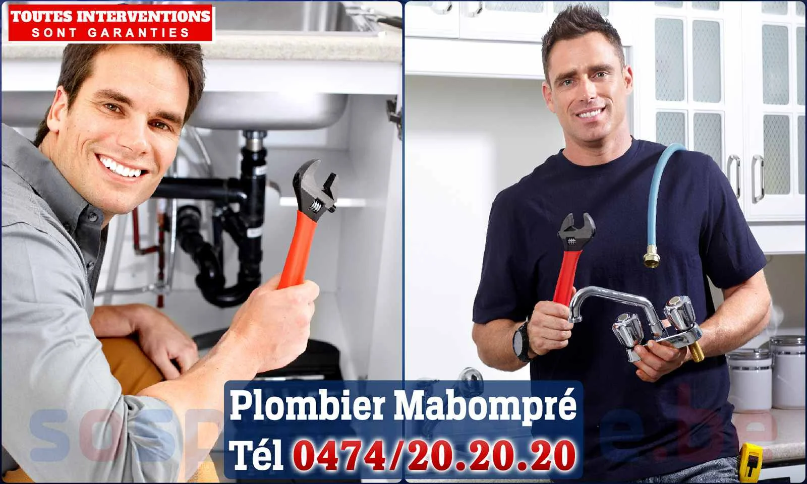 SOS Plomberie - Plombier Mabompré pour installation et
                    réparation