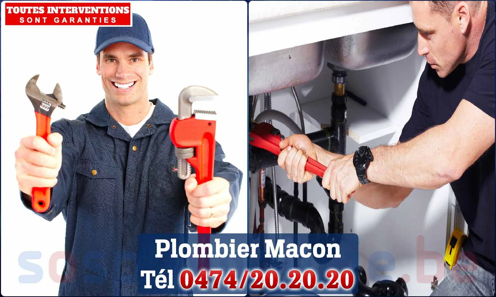 SOS Plomberie - Plombier Macon pour installation et
                    réparation