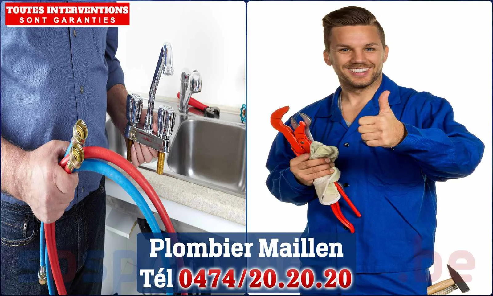 SOS Plomberie - Plombier Maillen pour installation et
                    réparation