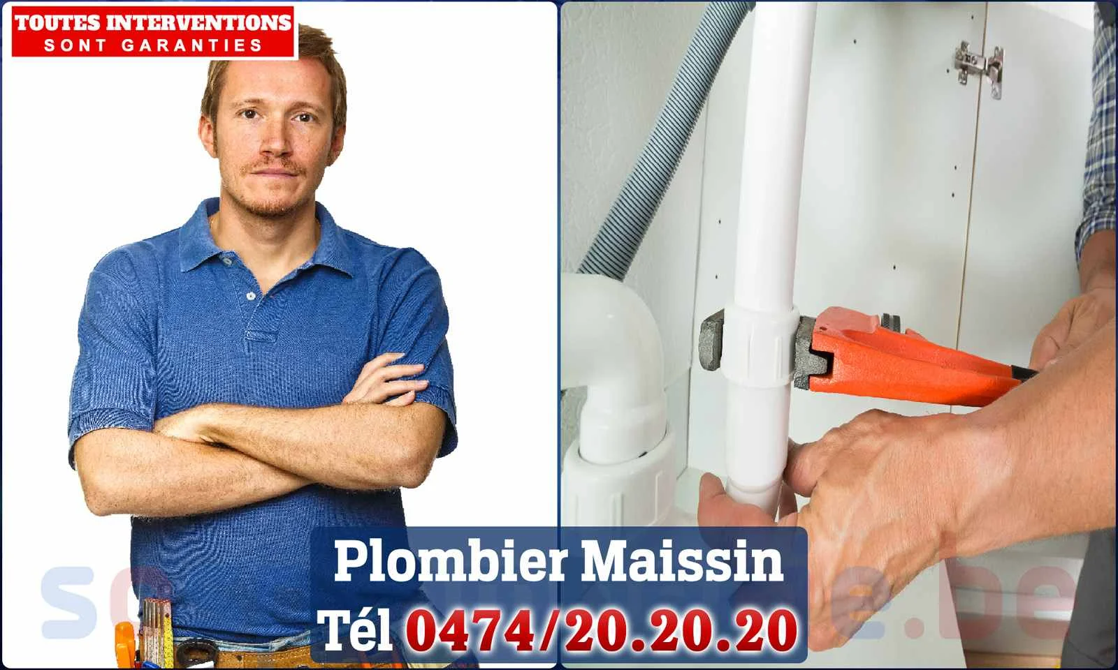 SOS Plomberie - Plombier Maissin pour installation et
                    réparation