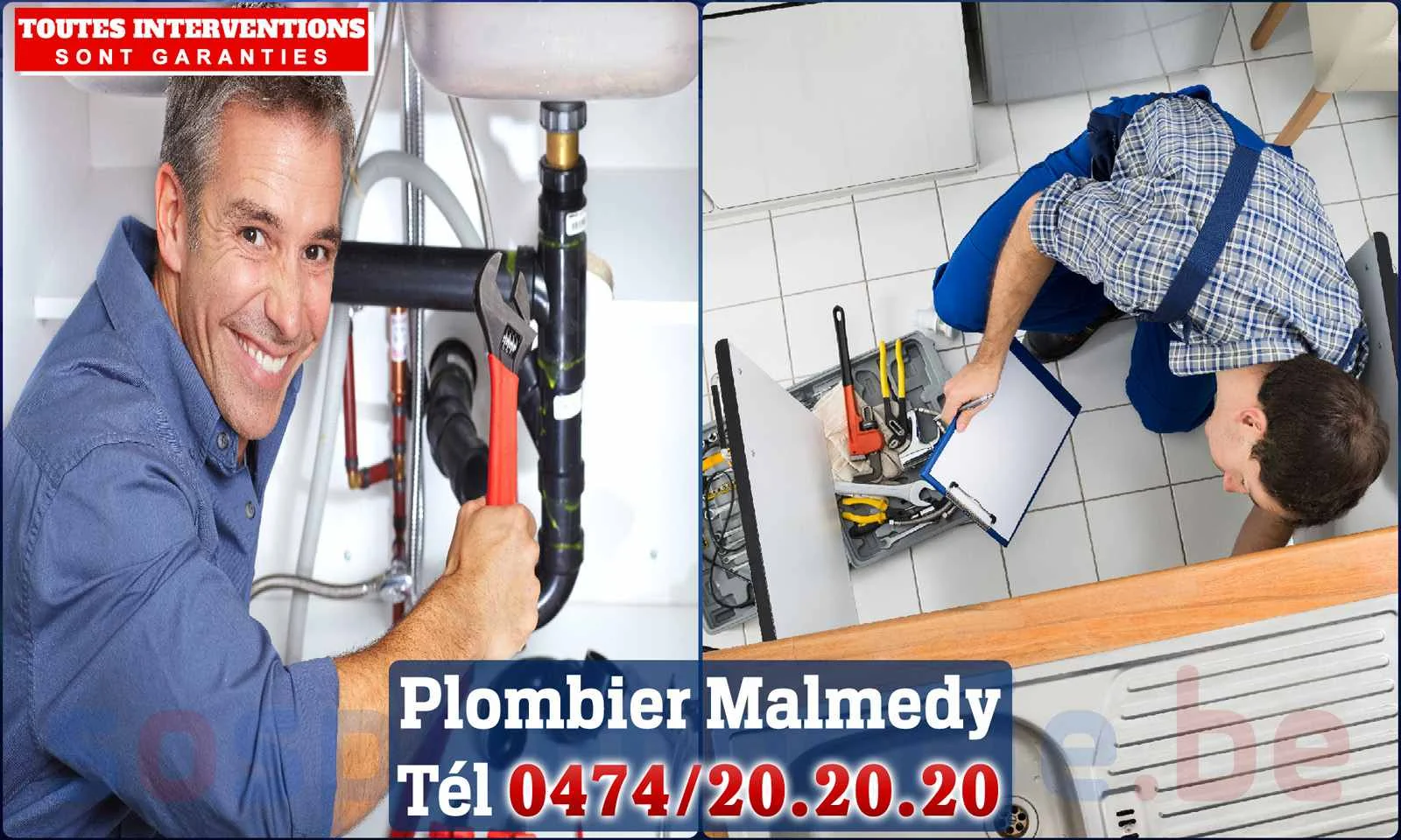 SOS Plomberie - Plombier Malmedy pour installation et réparation