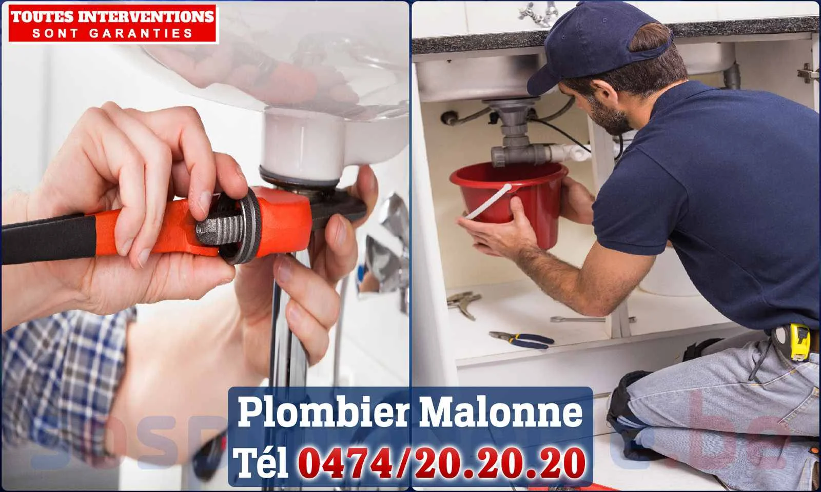 SOS Plomberie - Plombier Malonne pour installation et
                    réparation