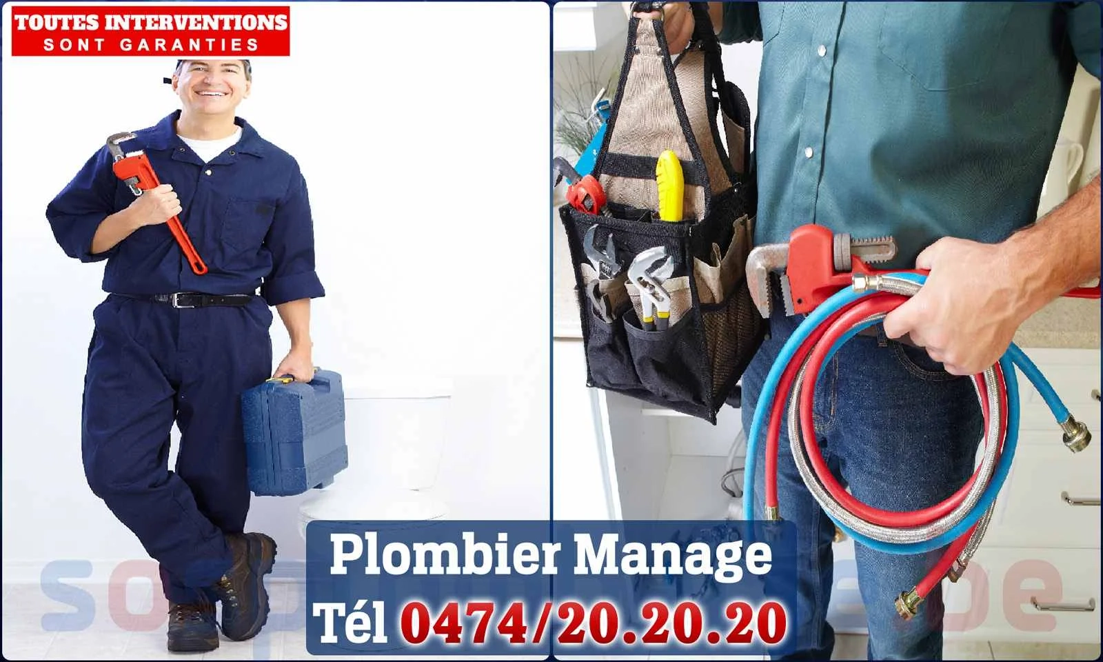 SOS Plomberie - Plombier Manage pour installation et réparation