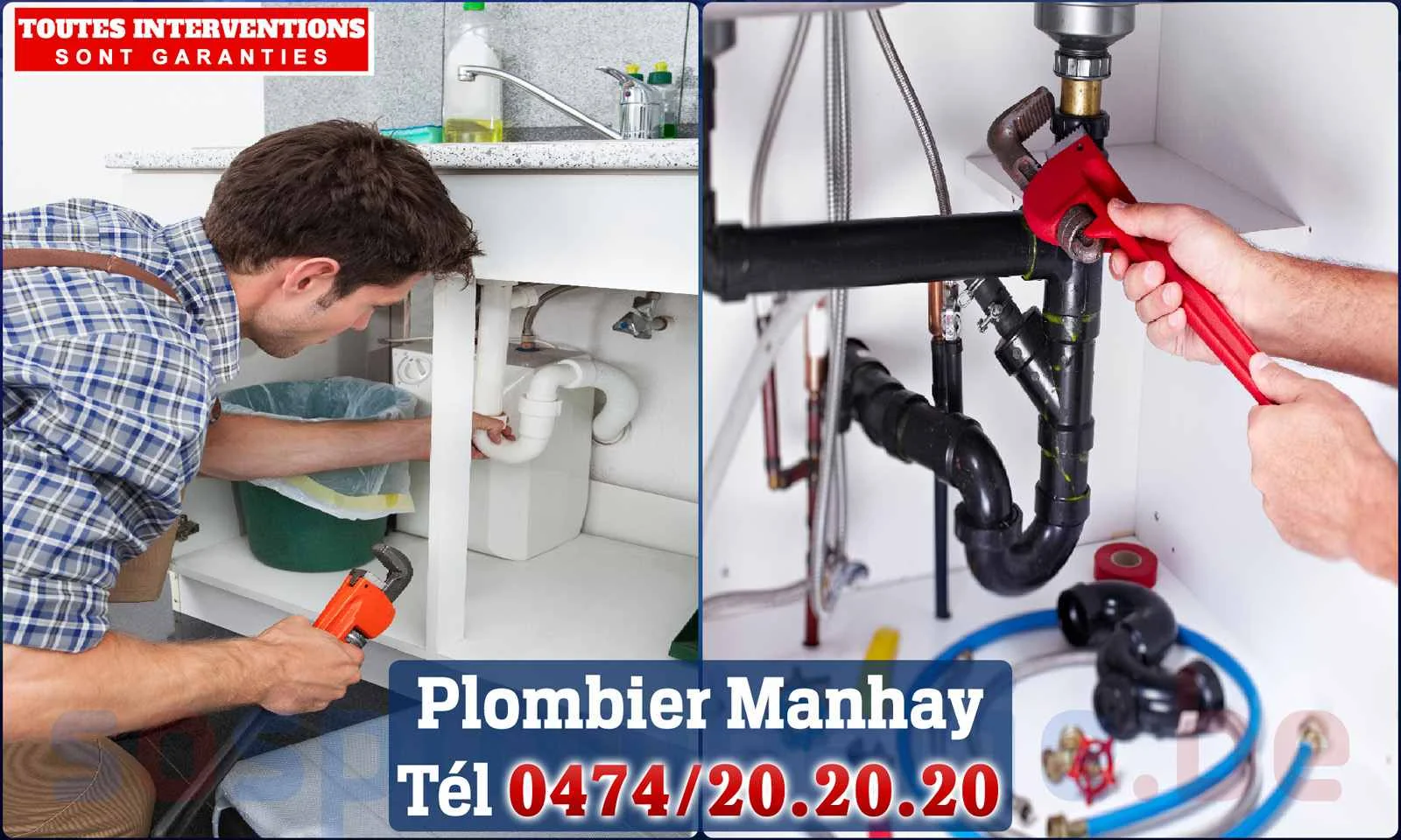 SOS Plomberie - Plombier Manhay pour installation et réparation