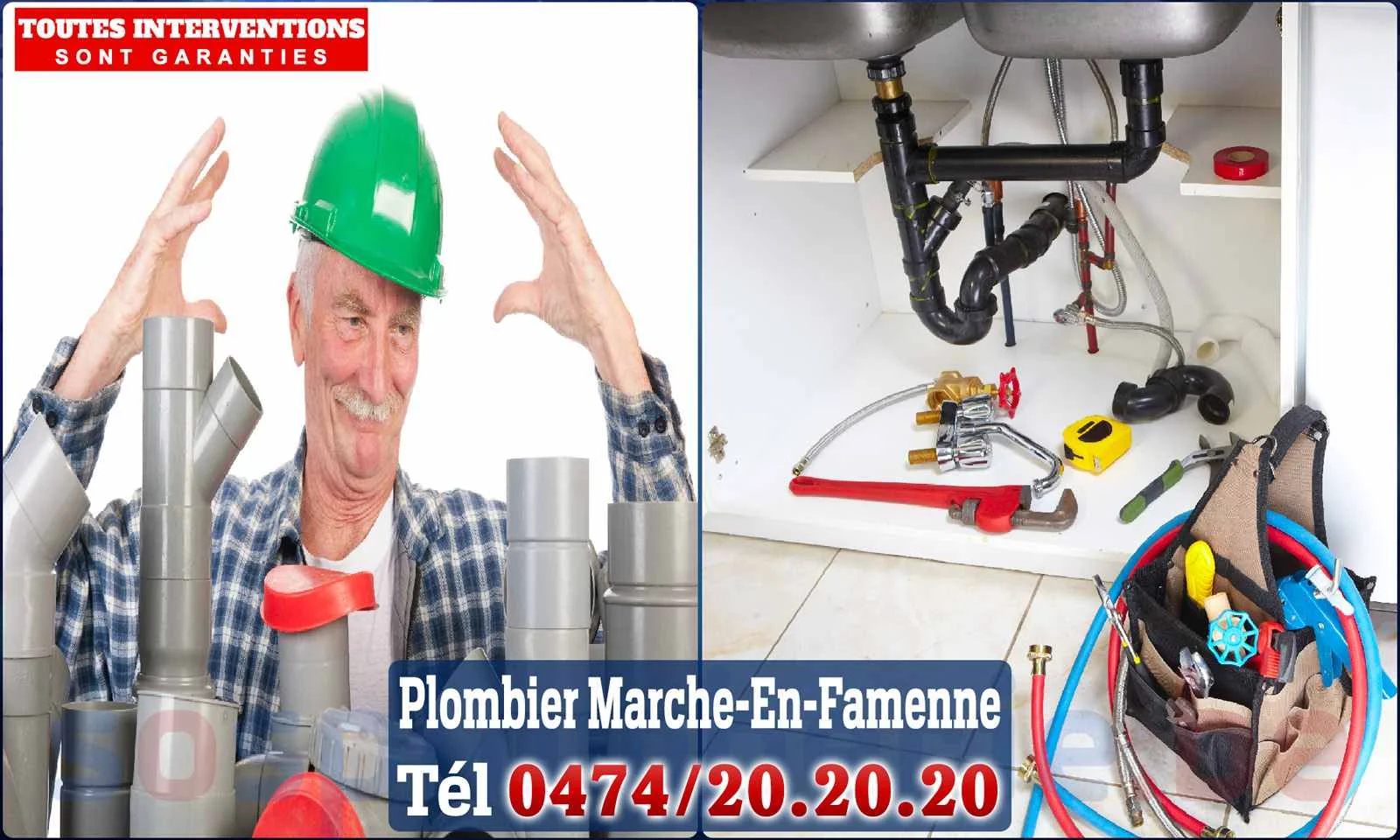 SOS Plomberie - Plombier Marche-en-Famenne pour installation et réparation