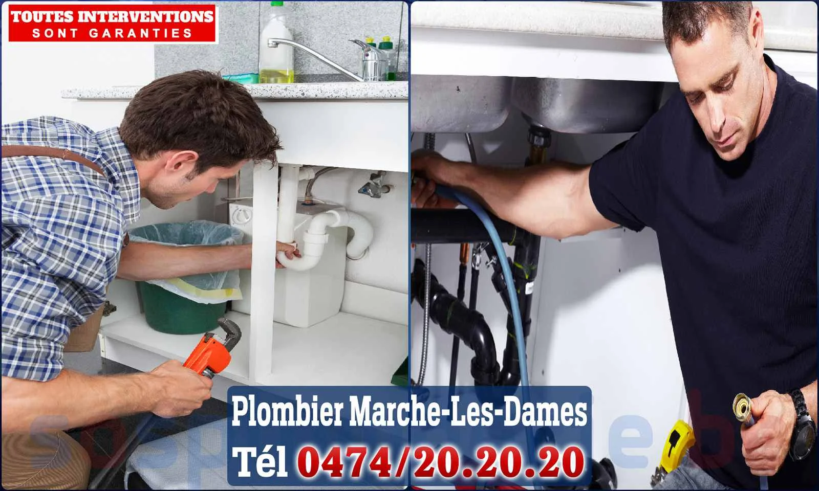 SOS Plomberie - Plombier Marche-les-Dames pour installation et
                    réparation