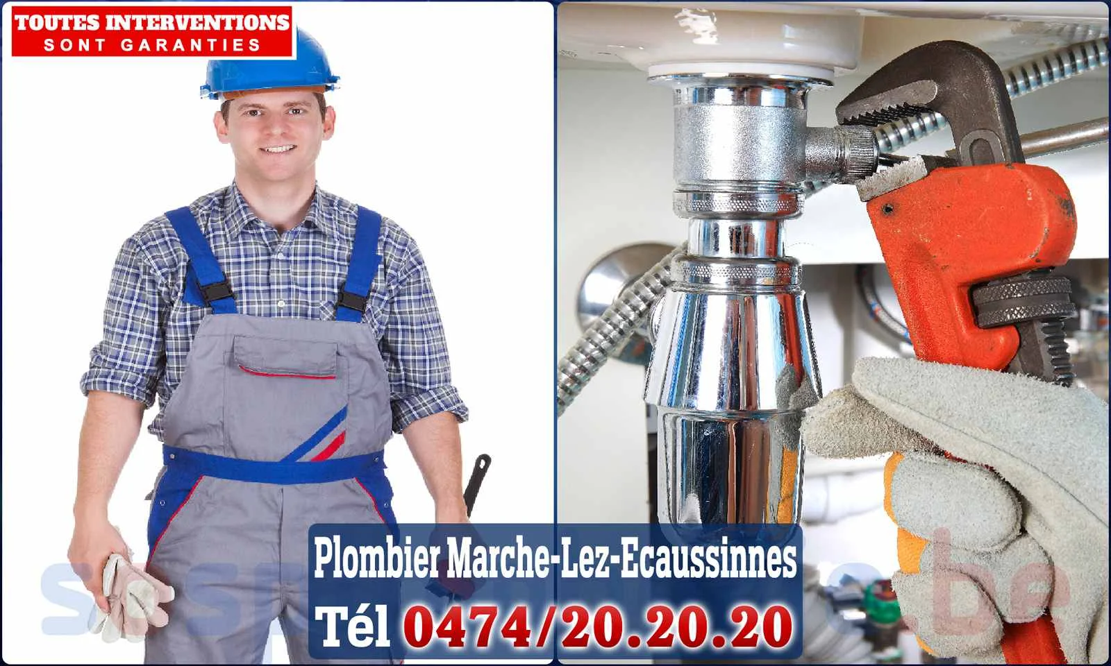 SOS Plomberie - Plombier Marche-lez-Écaussinnes pour installation et
                    réparation