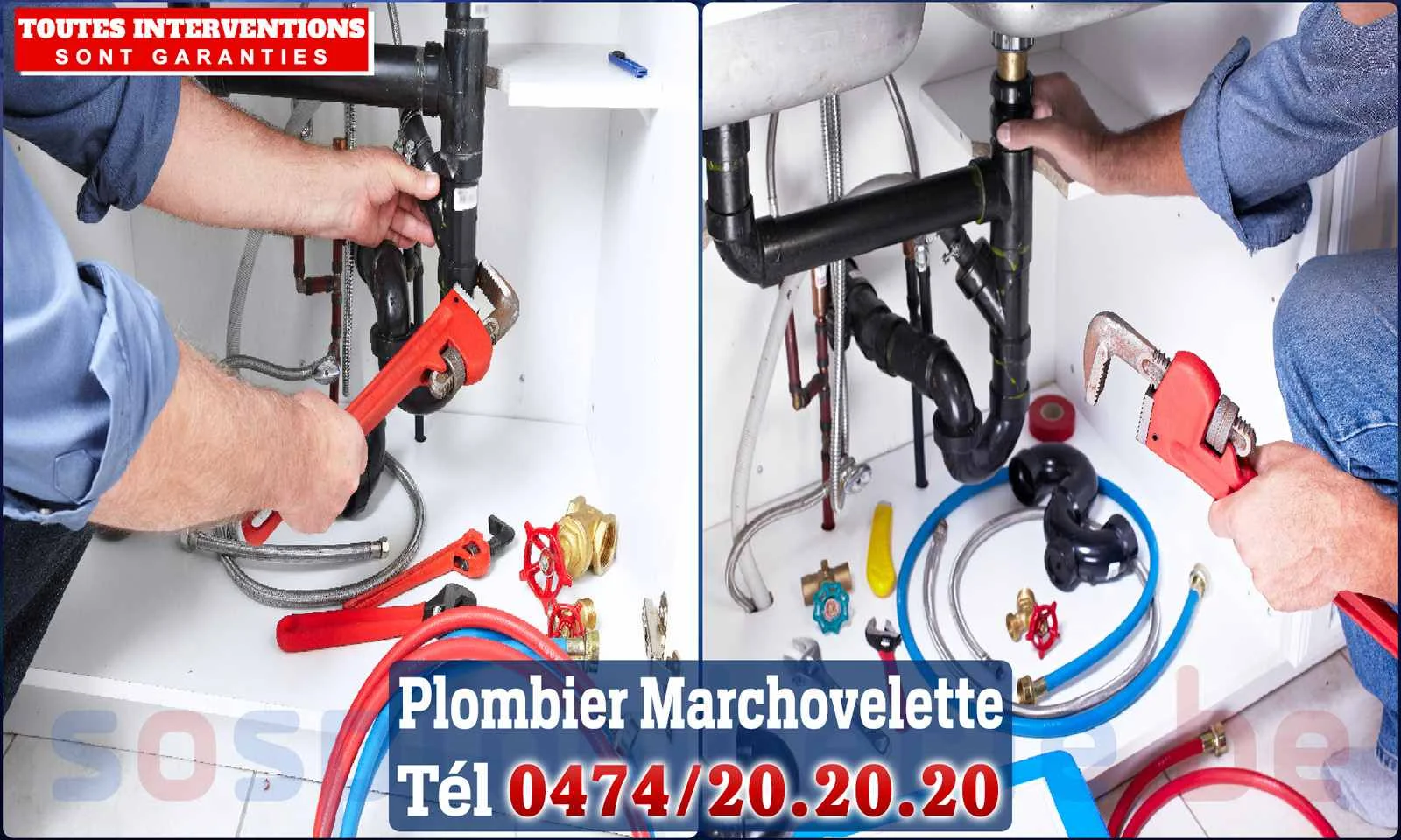 SOS Plomberie - Plombier Marchovelette pour installation et
                    réparation