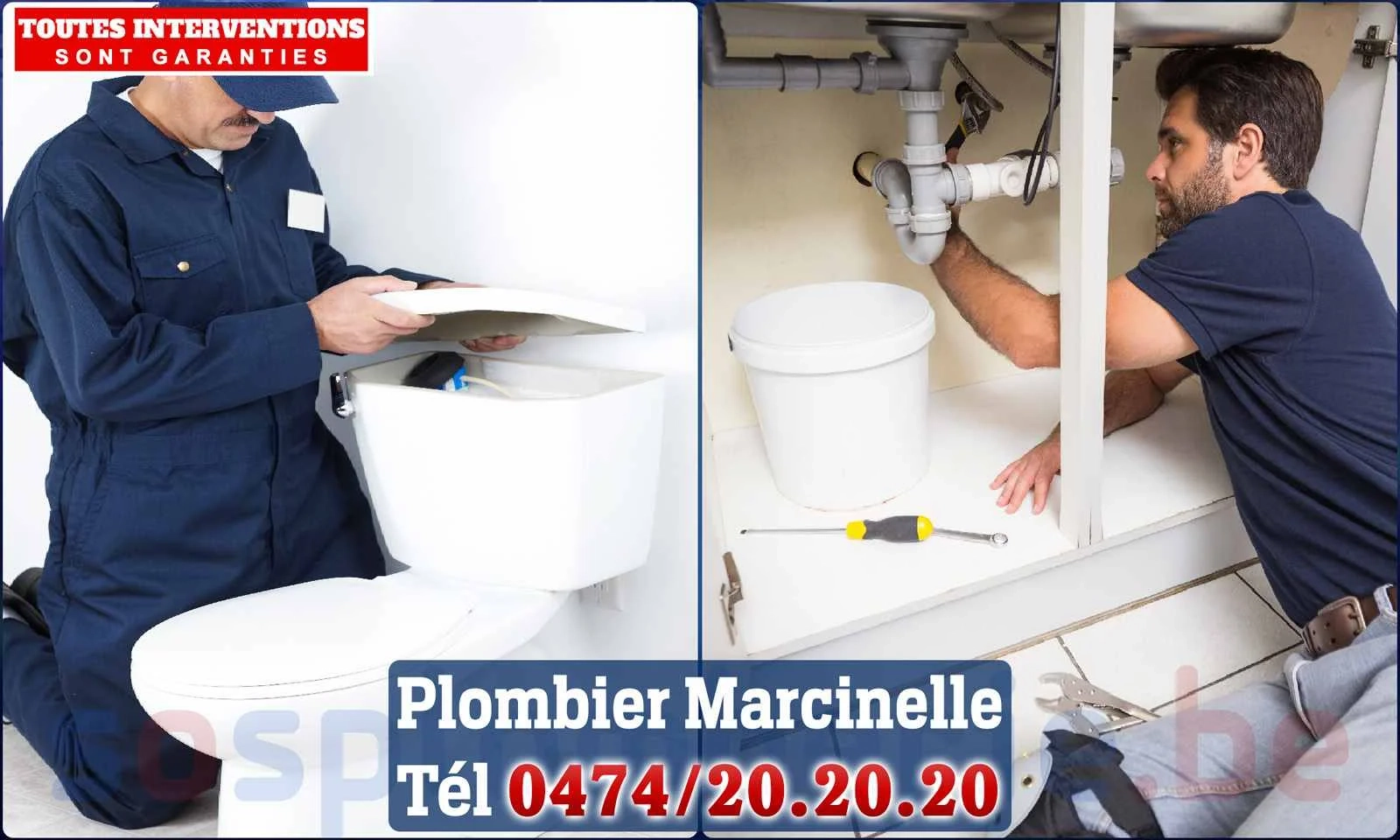 SOS Plomberie - Plombier Marcinelle pour installation et
                    réparation
