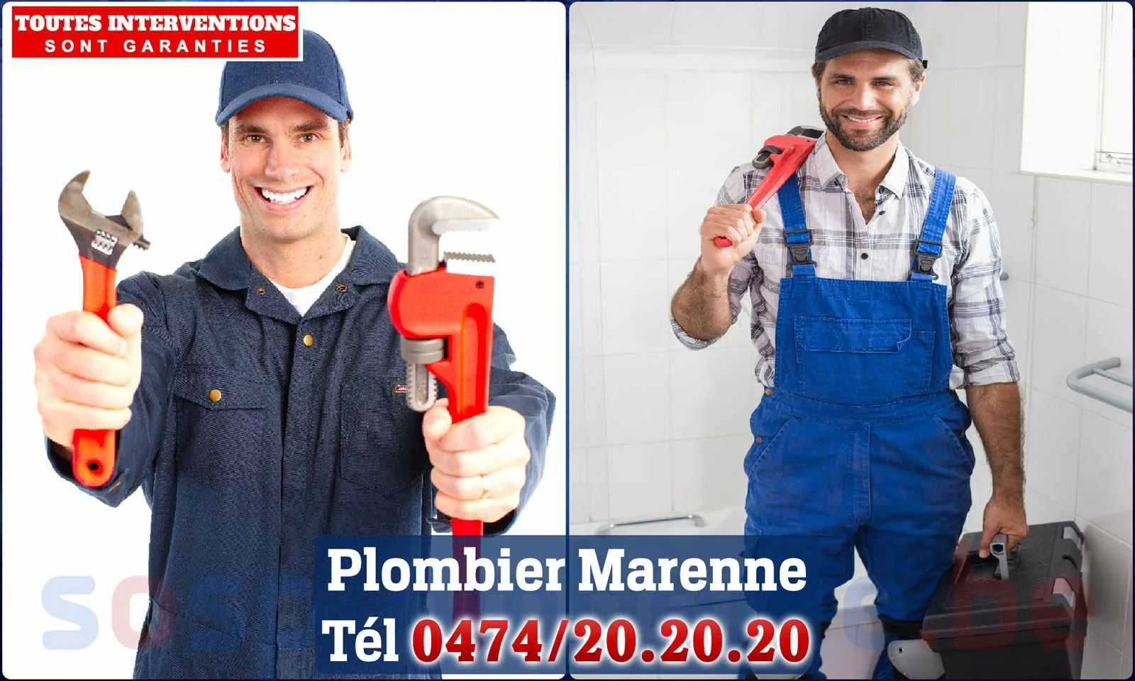 SOS Plomberie - Plombier Marenne pour installation et
                    réparation