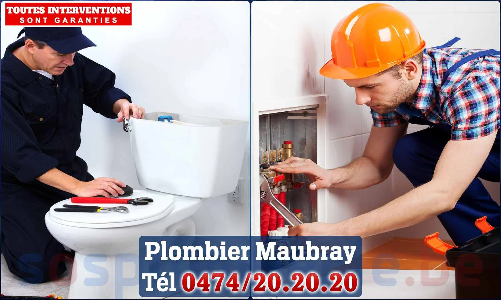 SOS Plomberie - Plombier Maubray pour installation et
                    réparation