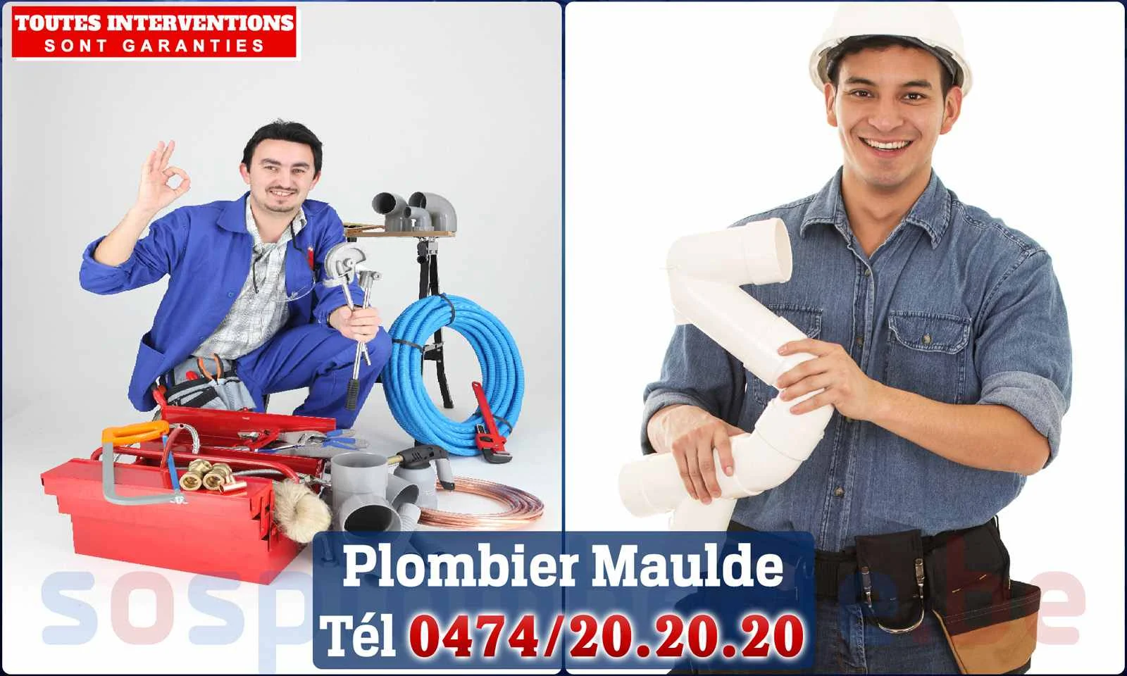 SOS Plomberie - Plombier Maulde pour installation et
                    réparation
