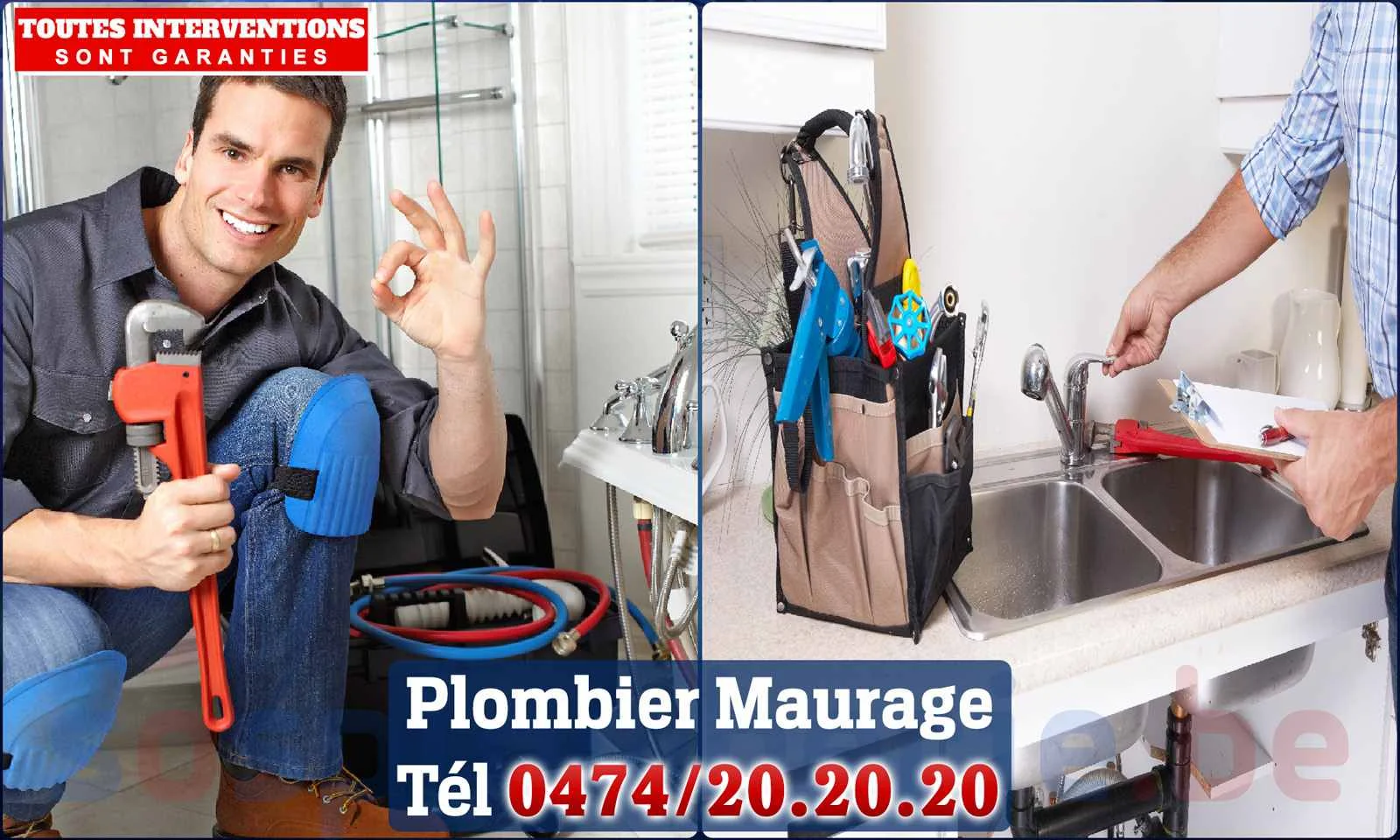 SOS Plomberie - Plombier Maurage pour installation et
                    réparation