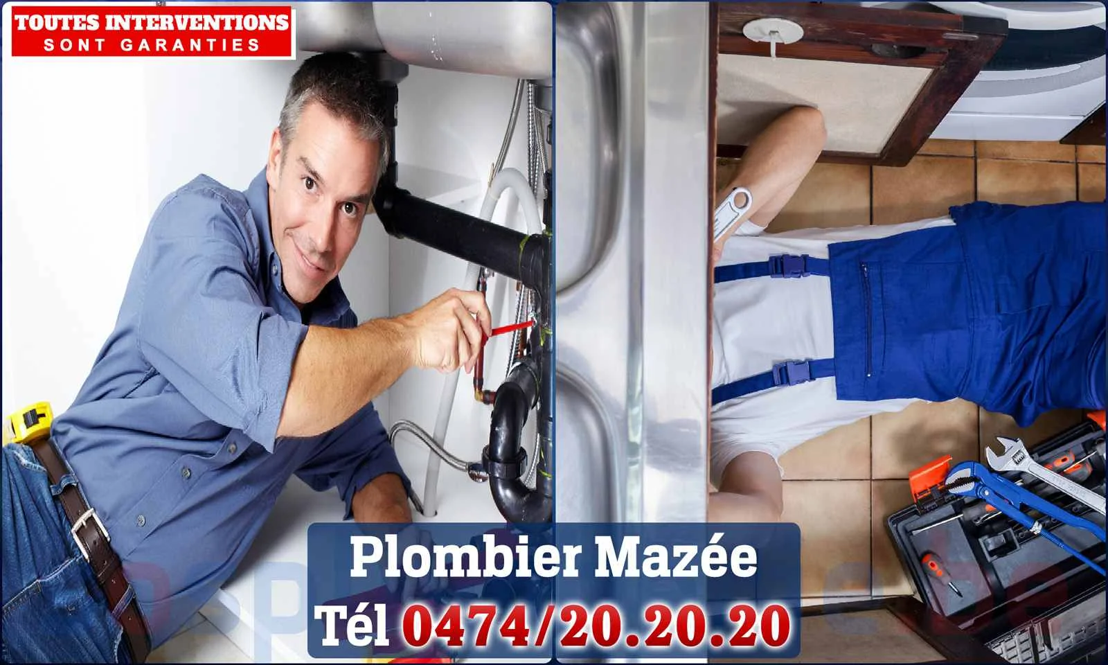 SOS Plomberie - Plombier Mazée pour installation et
                    réparation
