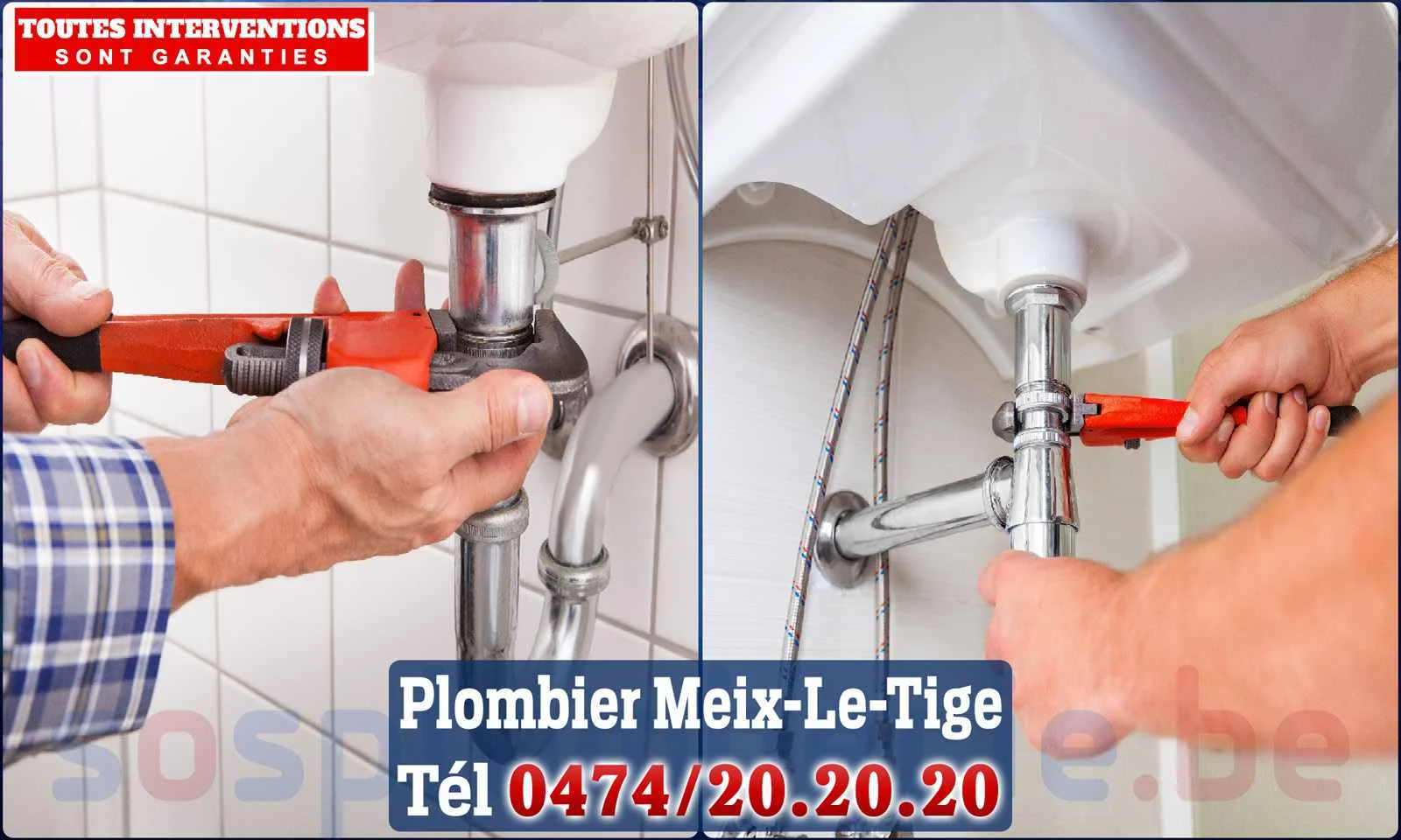 SOS Plomberie - Plombier Meix-le-Tige pour installation et
                    réparation