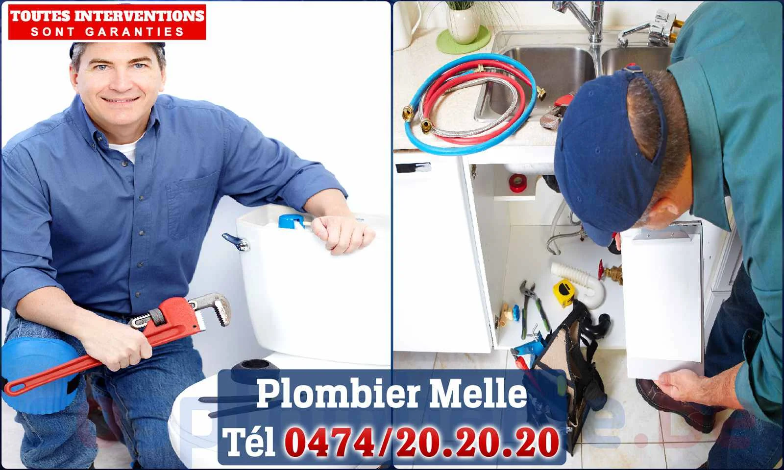 SOS Plomberie - Plombier Melle pour installation et réparation