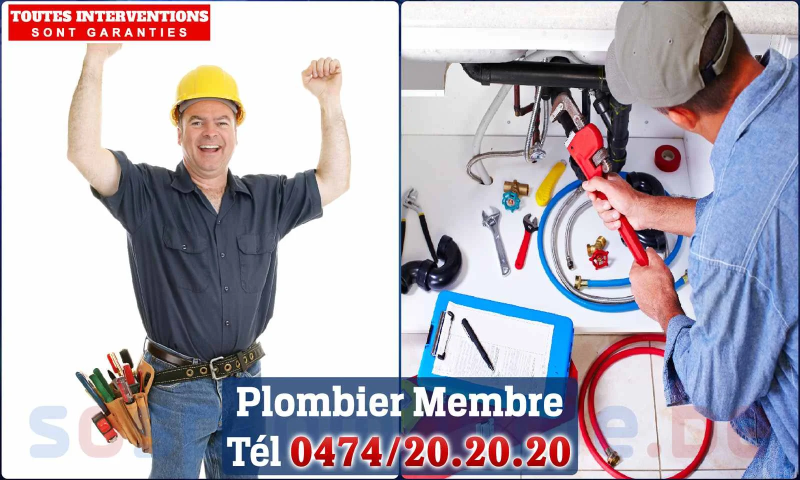SOS Plomberie - Plombier Membre pour installation et
                    réparation