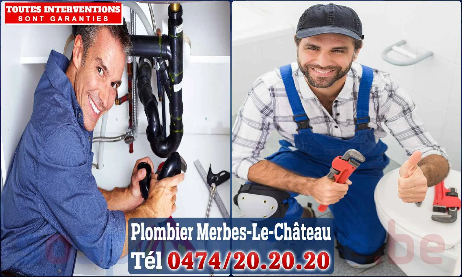 SOS Plomberie - Plombier Merbes-le-Château pour installation et réparation