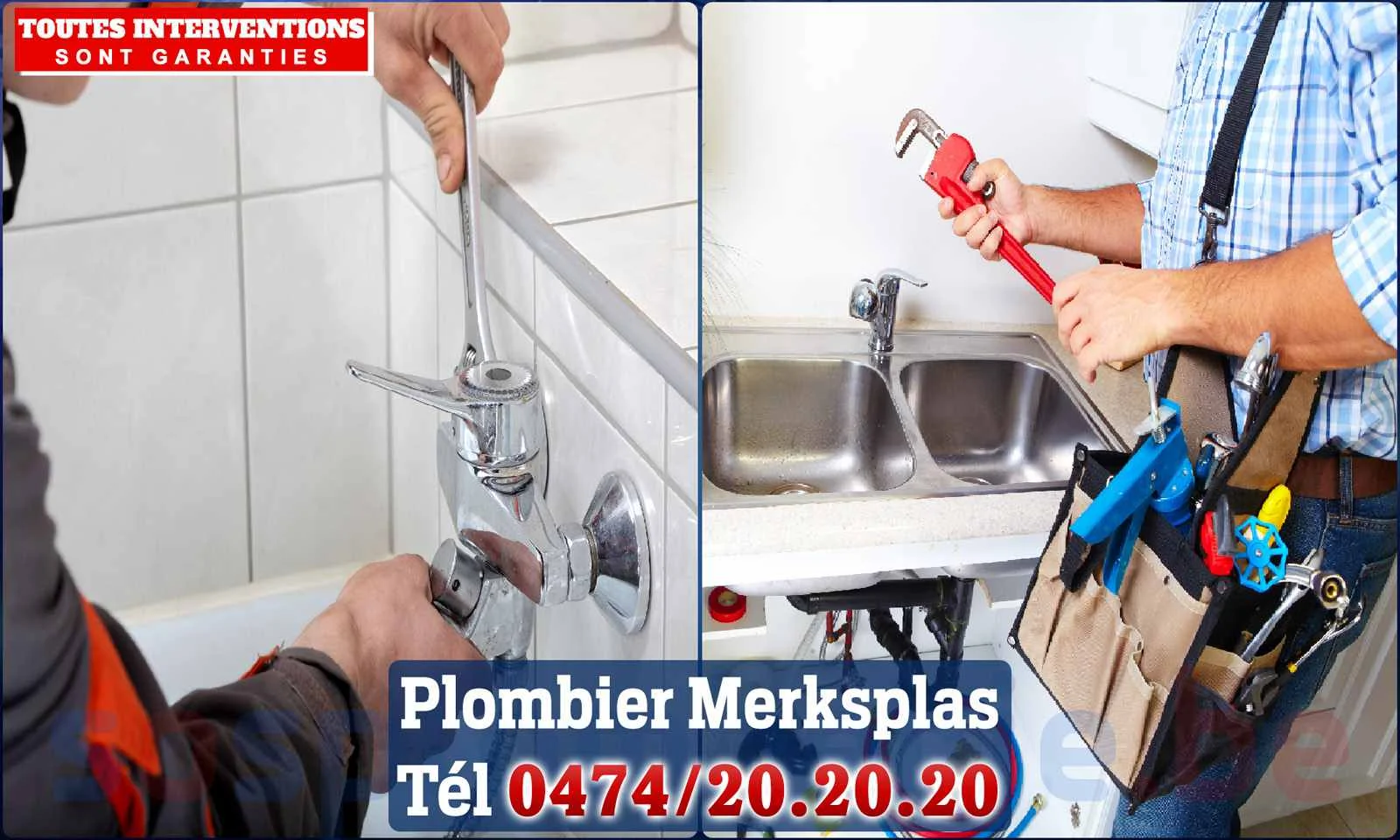 SOS Plomberie - Plombier Merksplas pour installation et réparation