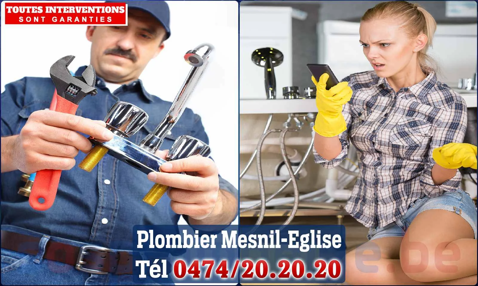 SOS Plomberie - Plombier Mesnil-Église pour installation et
                    réparation