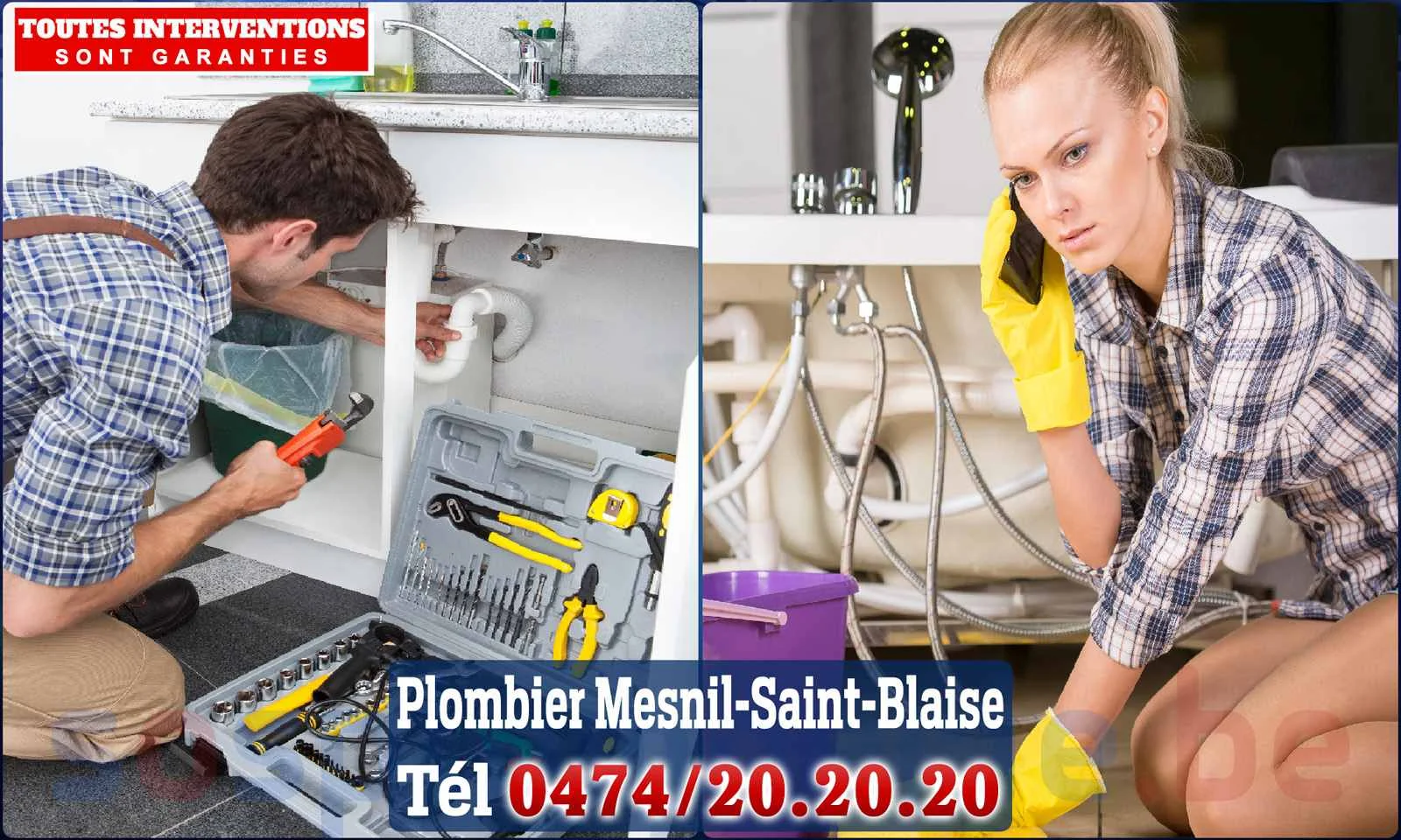 SOS Plomberie - Plombier Mesnil-Saint-Blaise pour installation et
                    réparation