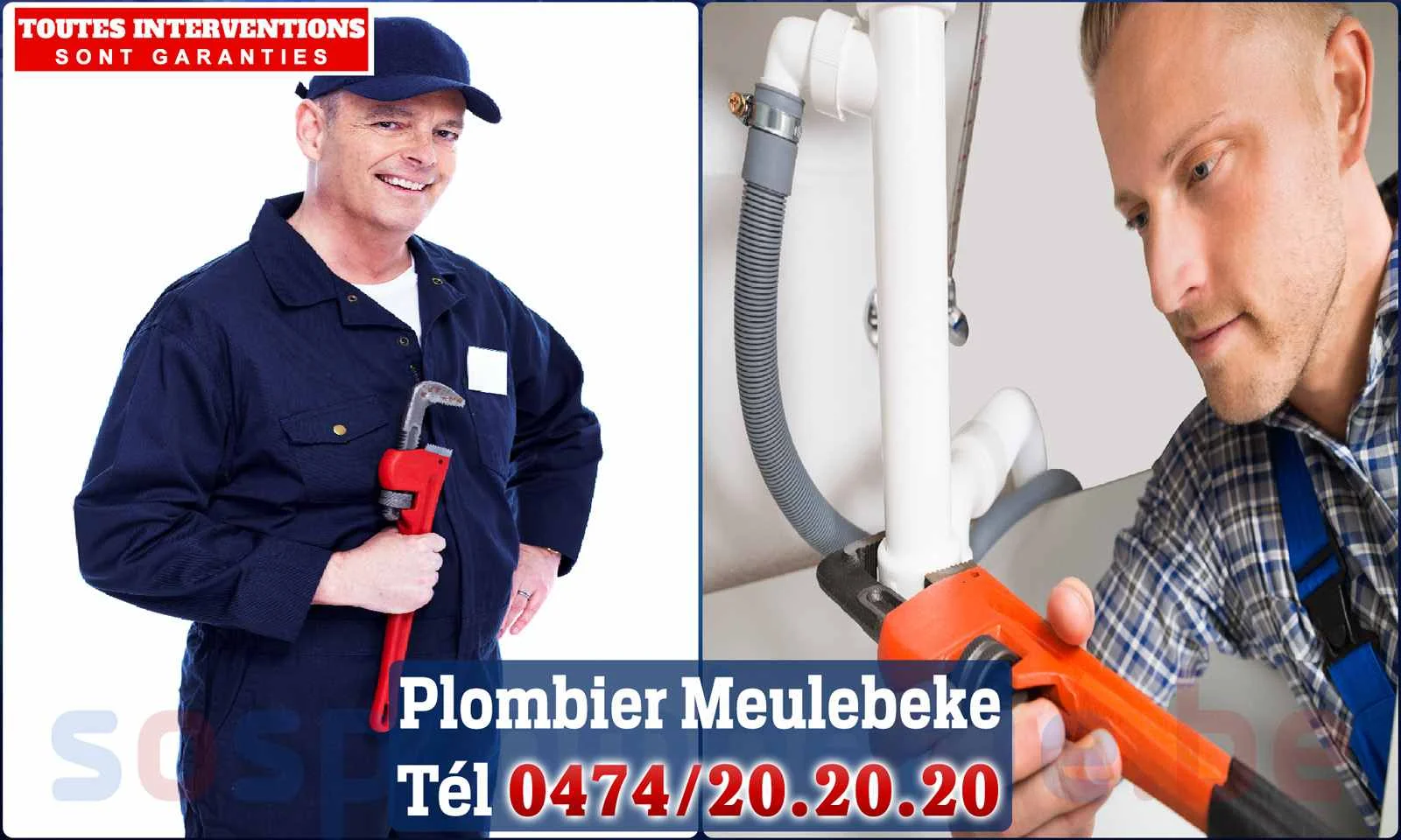 SOS Plomberie - Plombier Meulebeke pour installation et réparation