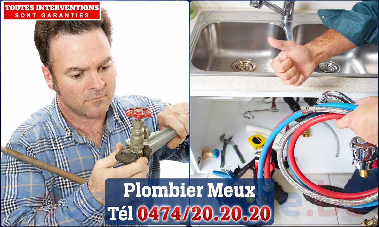 SOS Plomberie - Plombier Meux pour installation et
                    réparation